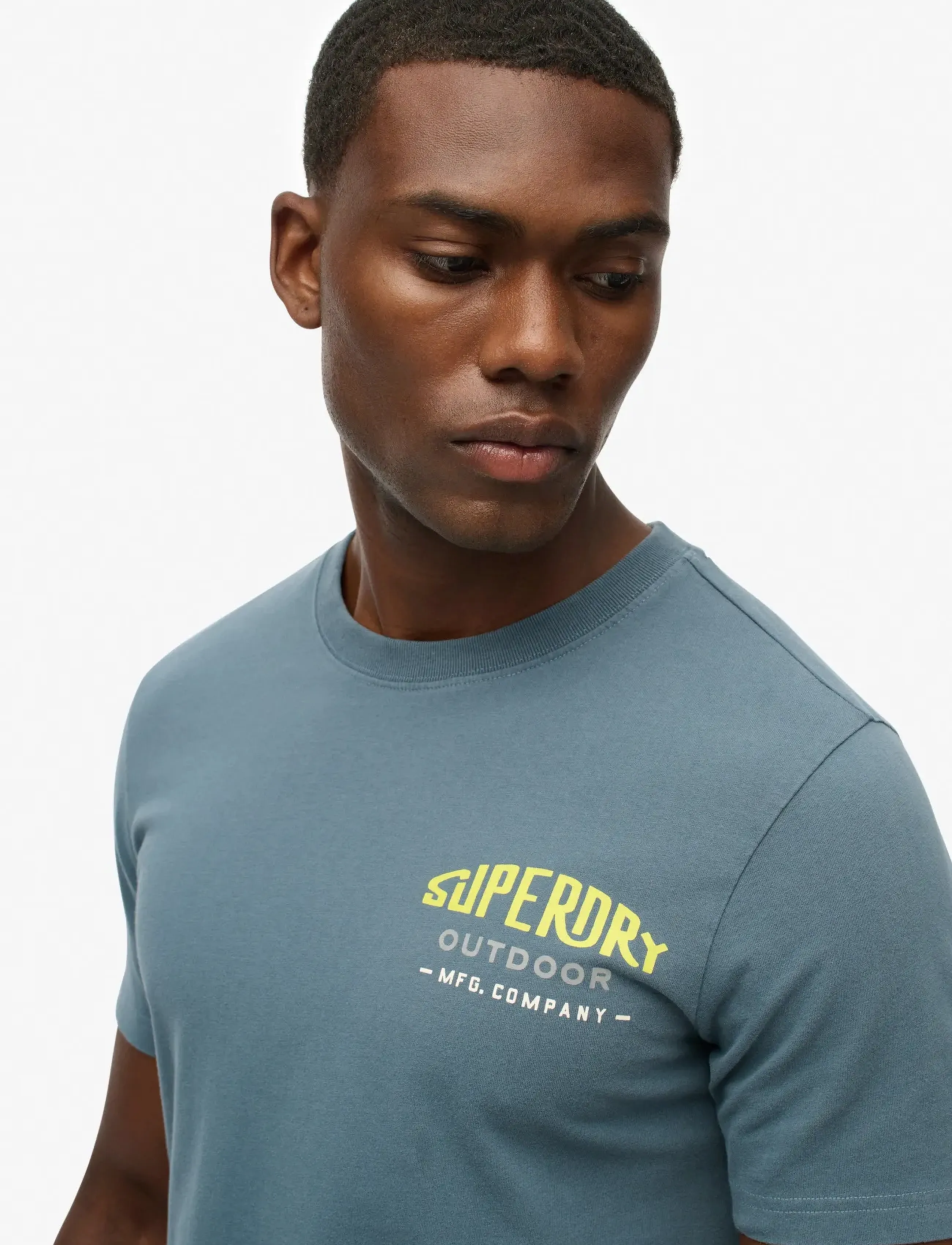 Superdry - MOUNTAIN RELAXED TEE - laveste priser - orion blue - 3