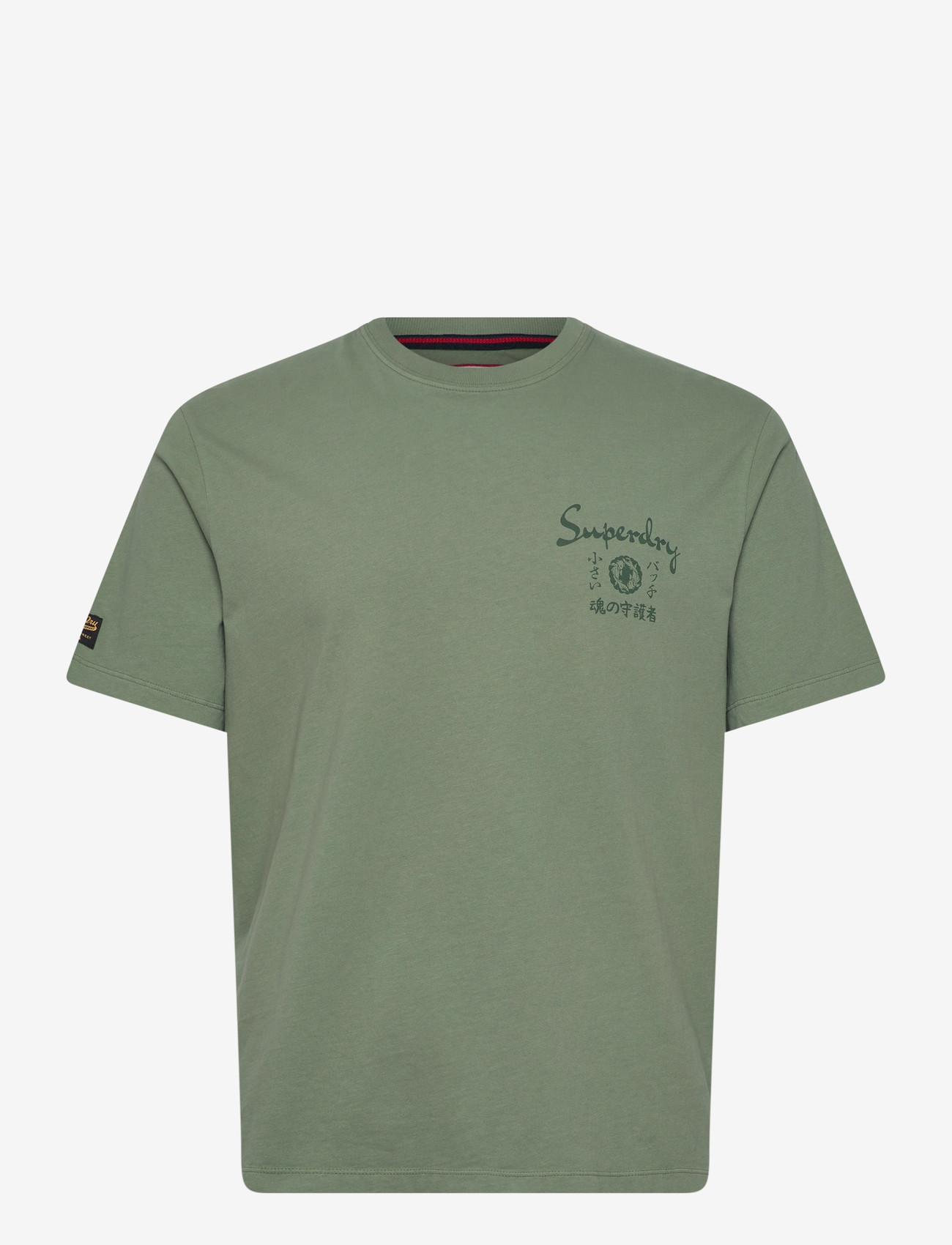 Superdry - TOKYO NARRATIVE LOOSE TEE - madalaimad hinnad - lily pad green - 1