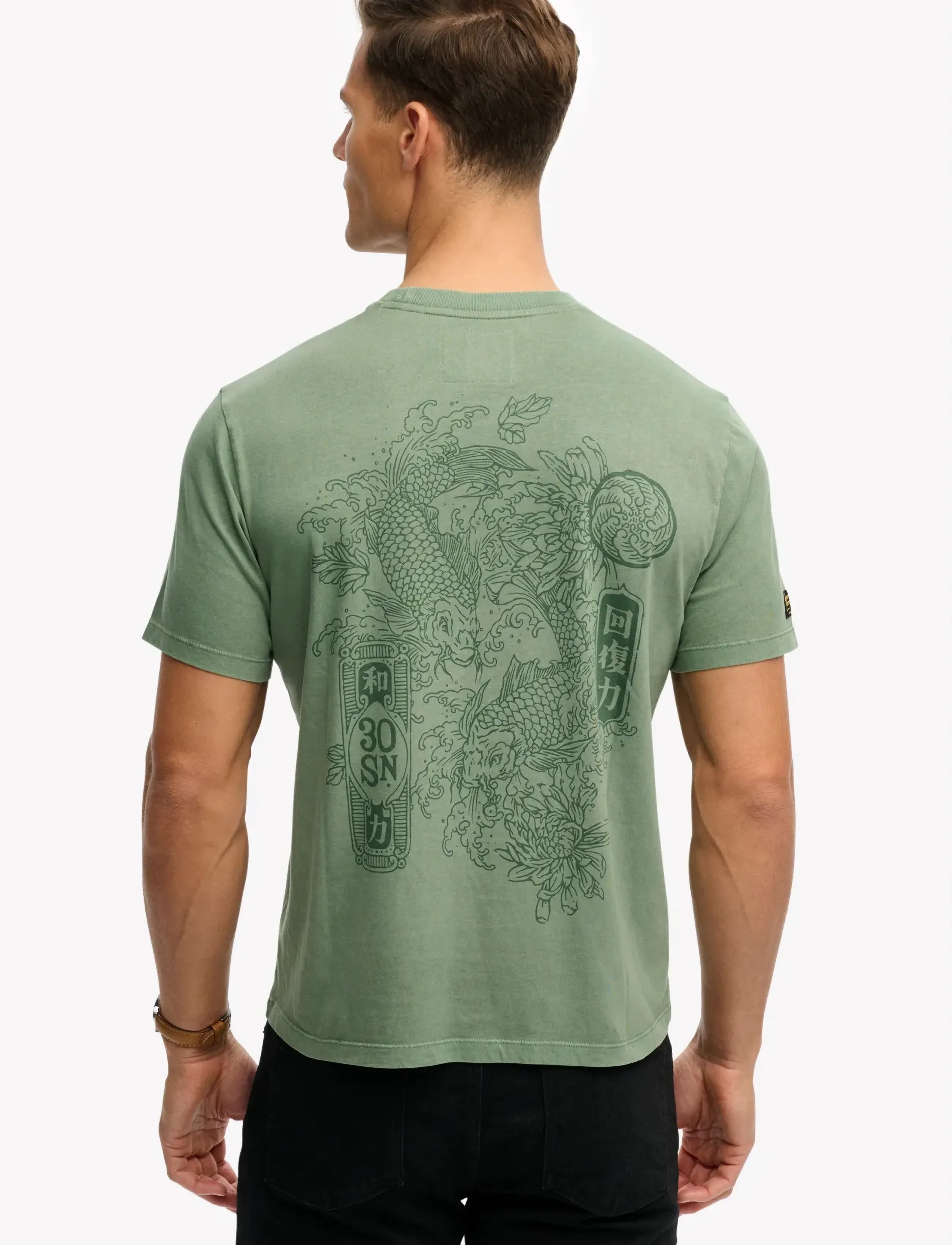 Superdry T-shirt Tokyo Narrative Loose herr – bild 7