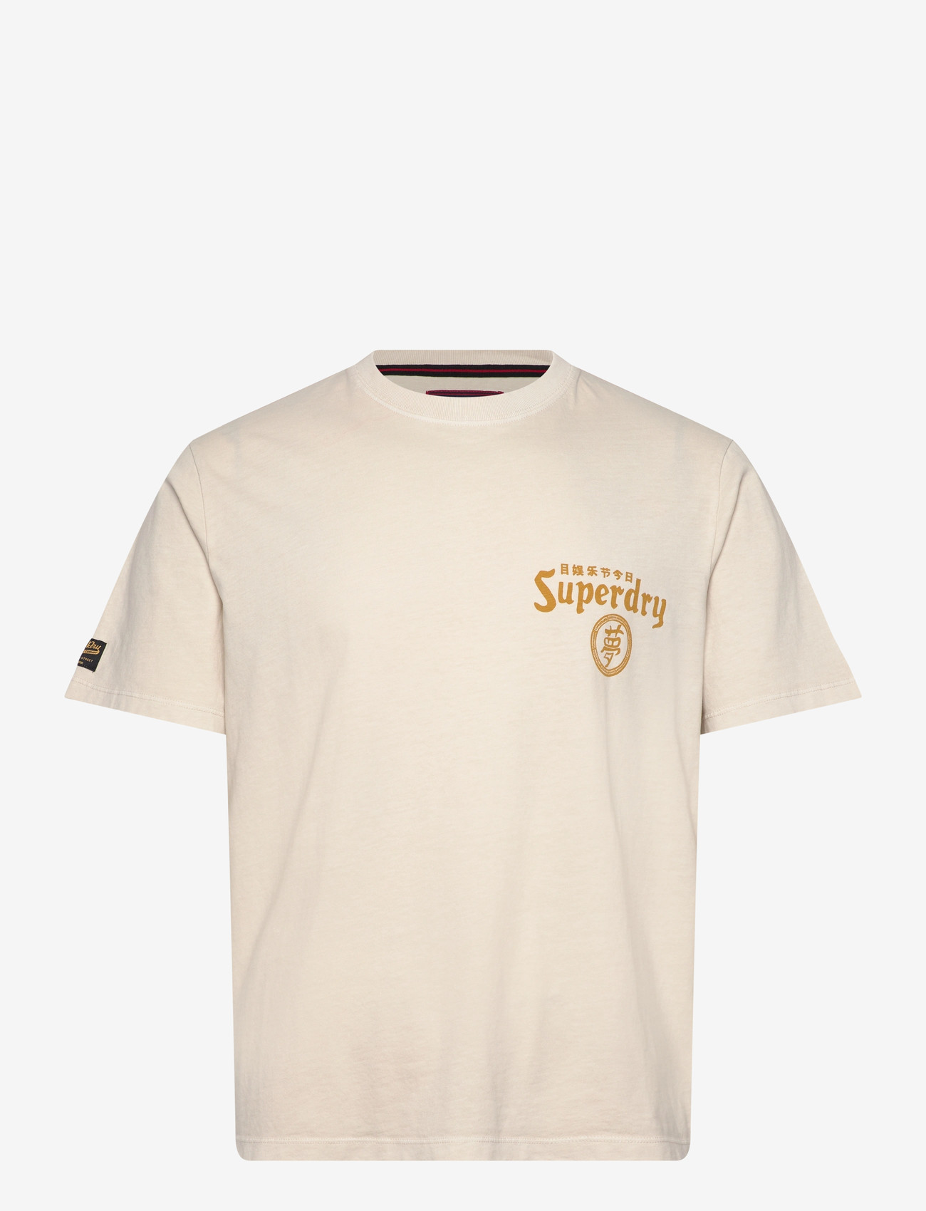 Superdry - TOKYO NARRATIVE LOOSE TEE - kortærmede t-shirts - rainy day grey - 1