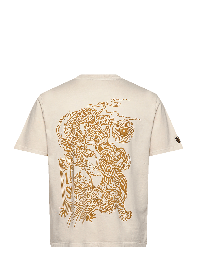 Superdry - TOKYO NARRATIVE LOOSE TEE - kortærmede t-shirts - rainy day grey - 2