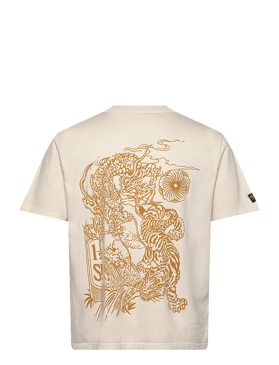 Superdry - TOKYO NARRATIVE LOOSE TEE - short-sleeved t-shirts - rainy day grey - 2