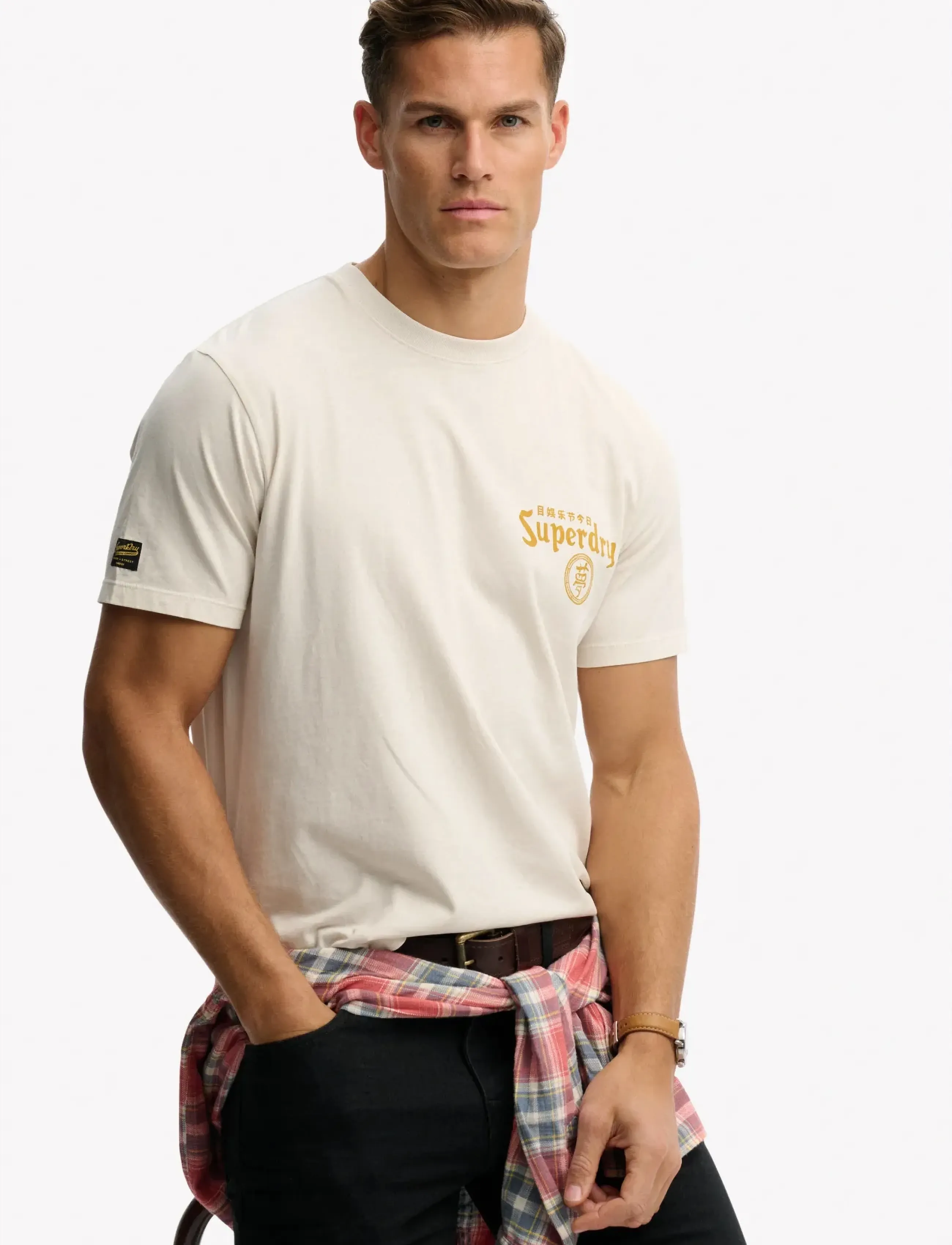 Superdry - TOKYO NARRATIVE LOOSE TEE - short-sleeved t-shirts - rainy day grey - 4