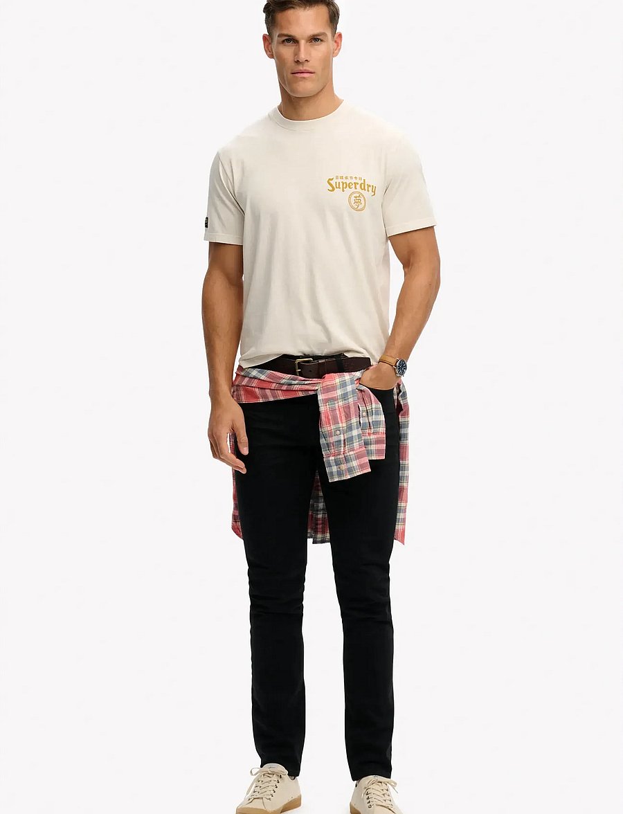Superdry - TOKYO NARRATIVE LOOSE TEE - short-sleeved t-shirts - rainy day grey - 5