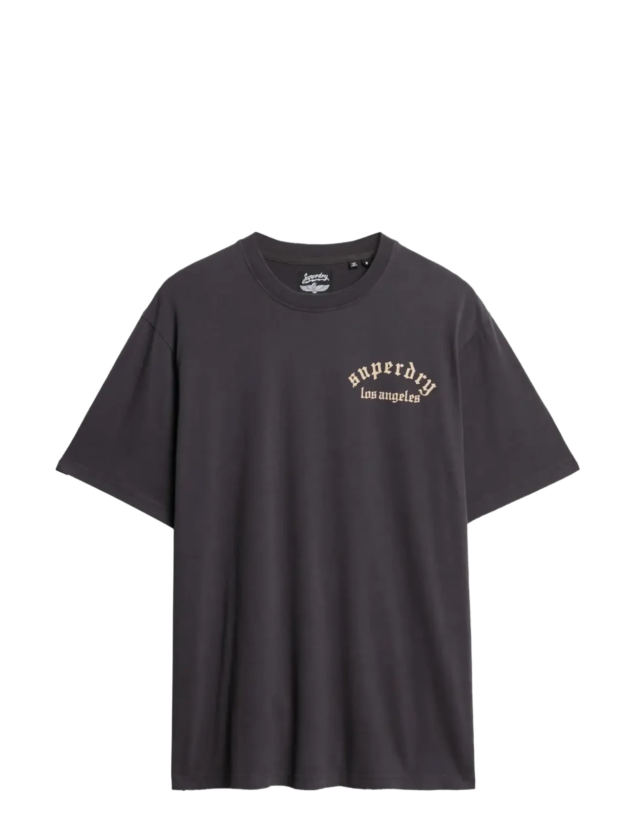 Superdry - NEO TRAD TATTOO LOOSE TEE - kortärmade t-shirts - dark charcoal - 2