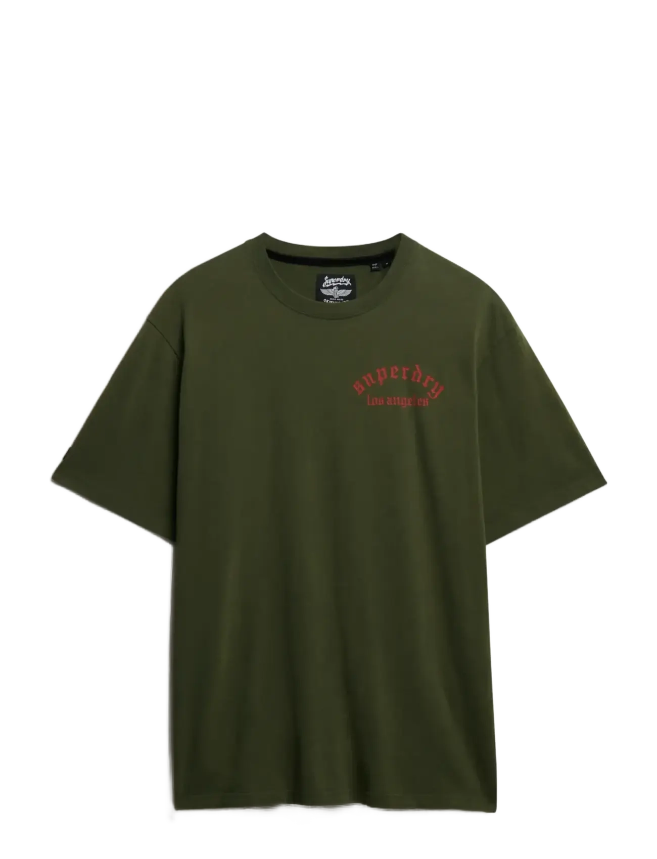 Superdry - NEO TRAD TATTOO LOOSE TEE - kortärmade t-shirts - dark olive - 1