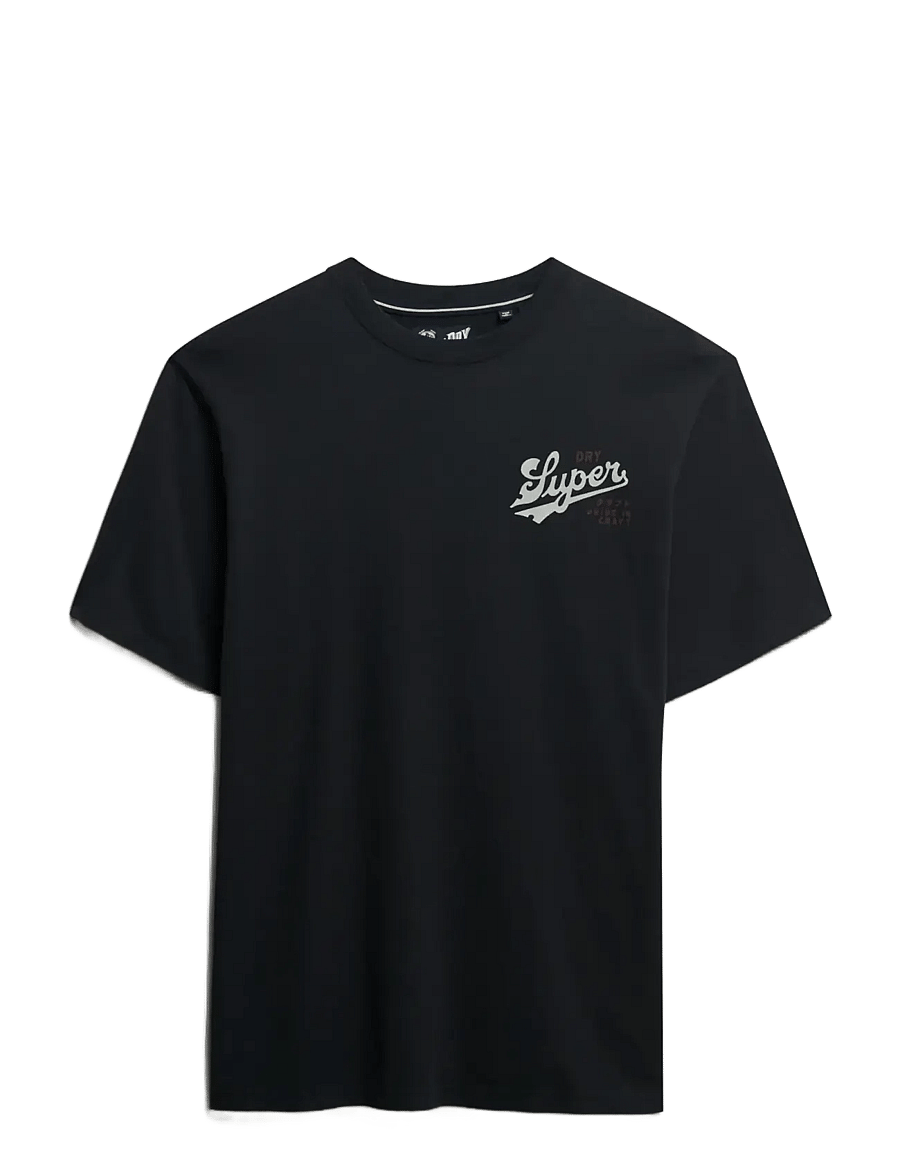 Superdry - TAP ROOM OVERSIZED TEE - black - 1