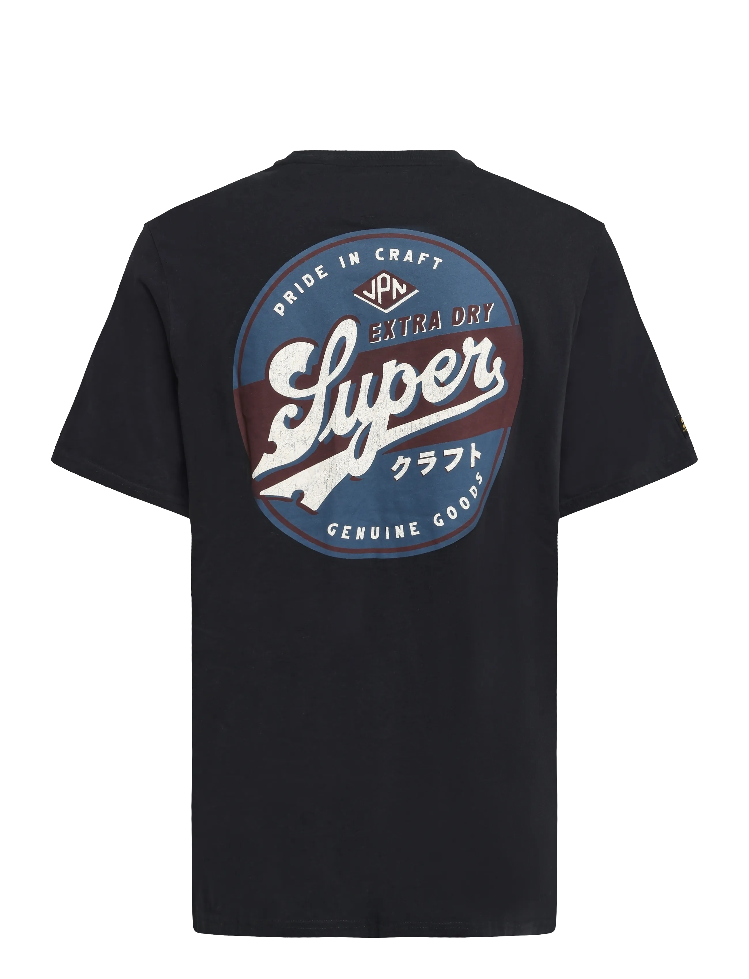 Superdry - TAP ROOM OVERSIZED TEE - kortärmade t-shirts - black - 2