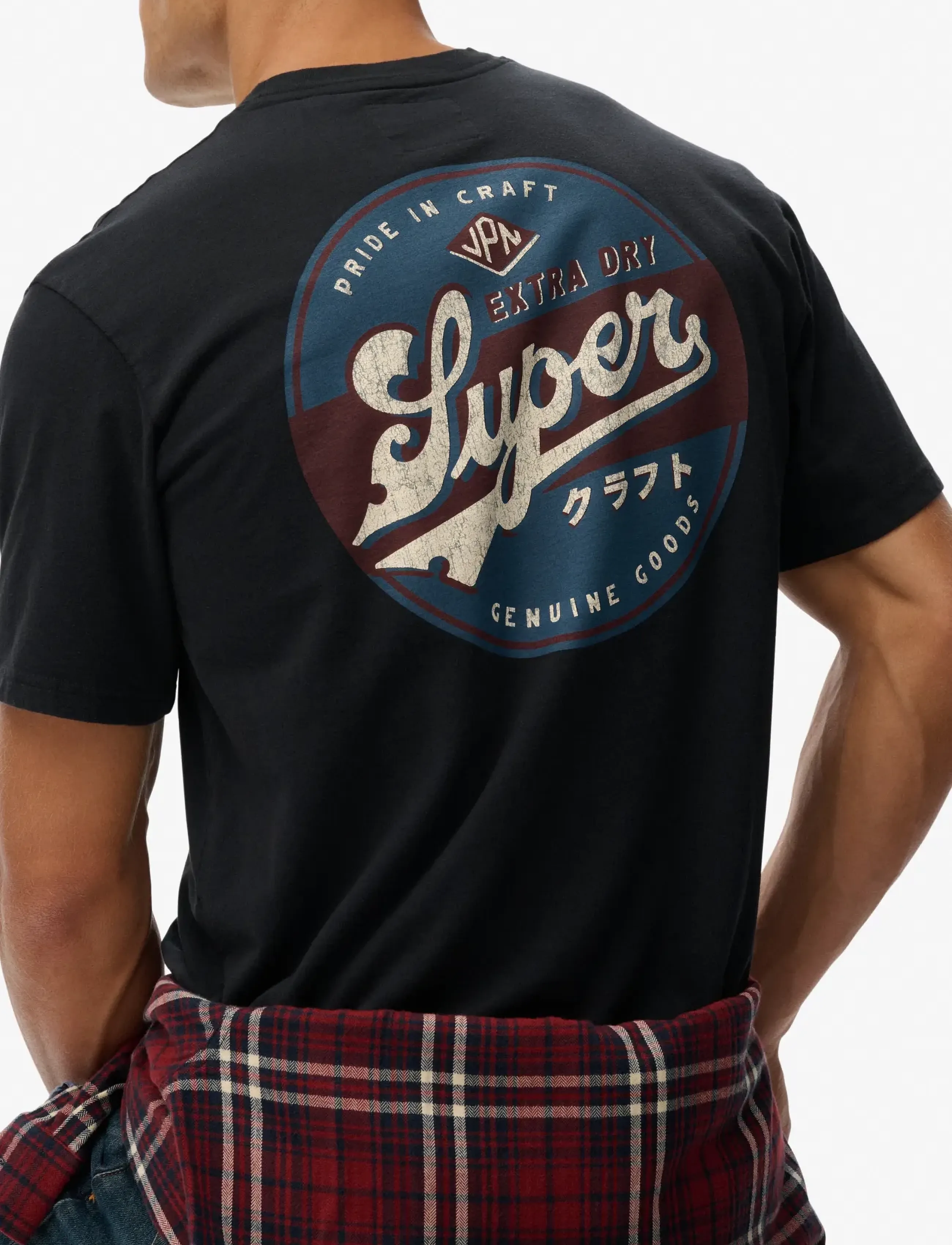 Superdry Tap Room Oversized T-shirt herr – bild 3