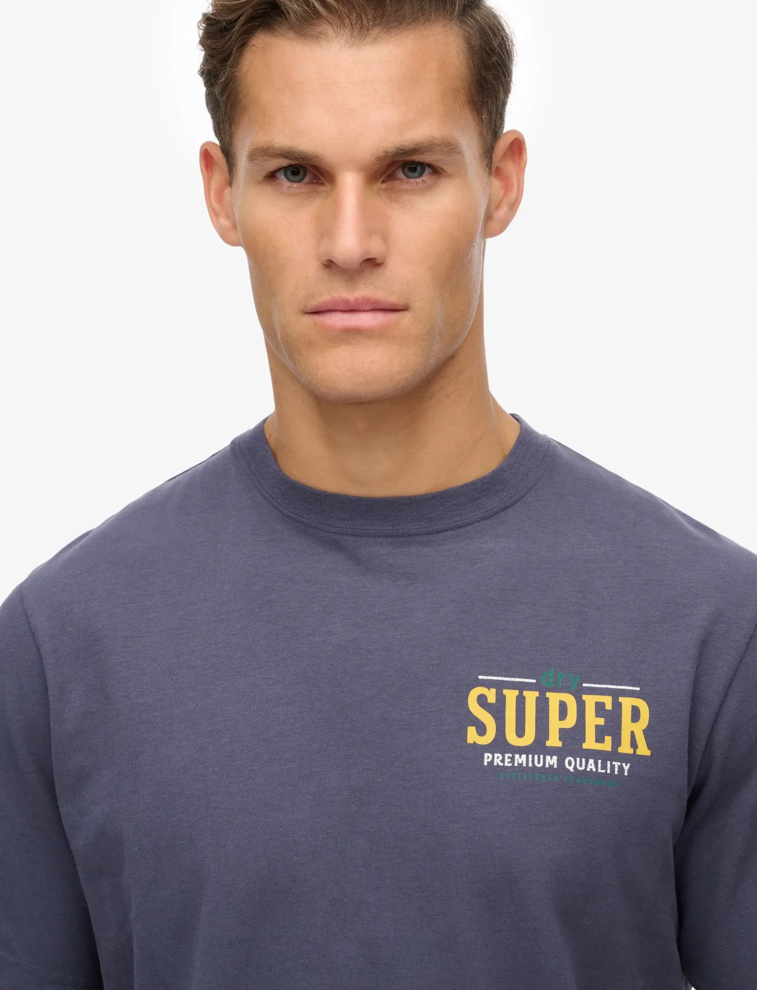 Superdry - TAP ROOM OVERSIZED TEE - kurzärmelige t-shirts - lauren navy - 3