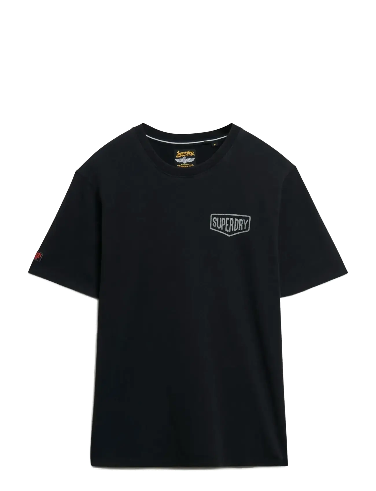 Superdry WORK TAB LOOSE TEE - T-shirts - BLACK / black