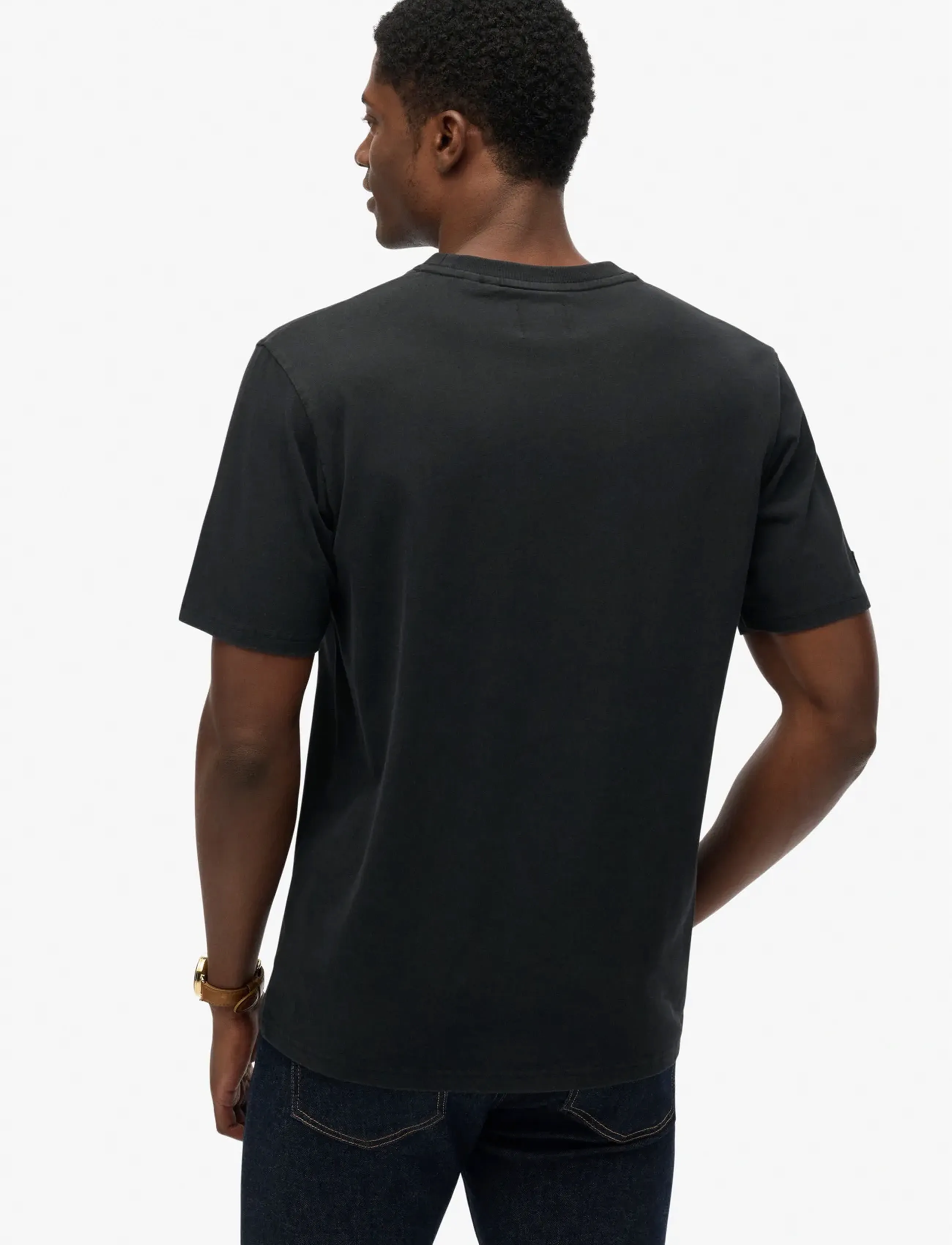 Superdry - WORK TAB LOOSE TEE - de laveste prisene - black - 5