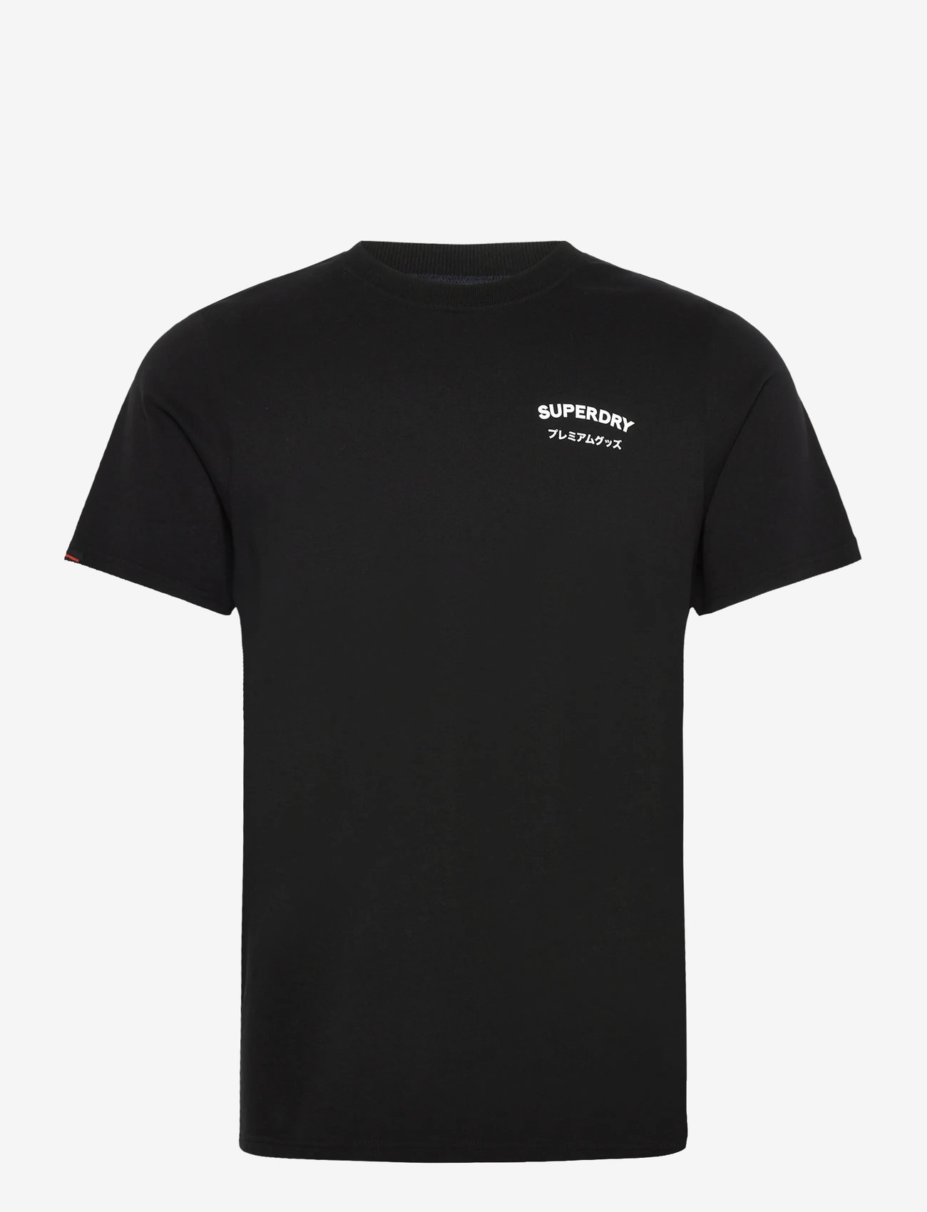 Superdry - BRITISH DESIGN RELAXED TEE - kortärmade t-shirts - black - 1