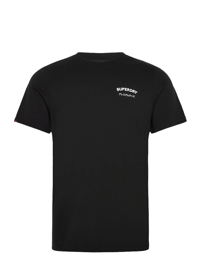 Superdry - BRITISH DESIGN RELAXED TEE - short-sleeved t-shirts - black - 1