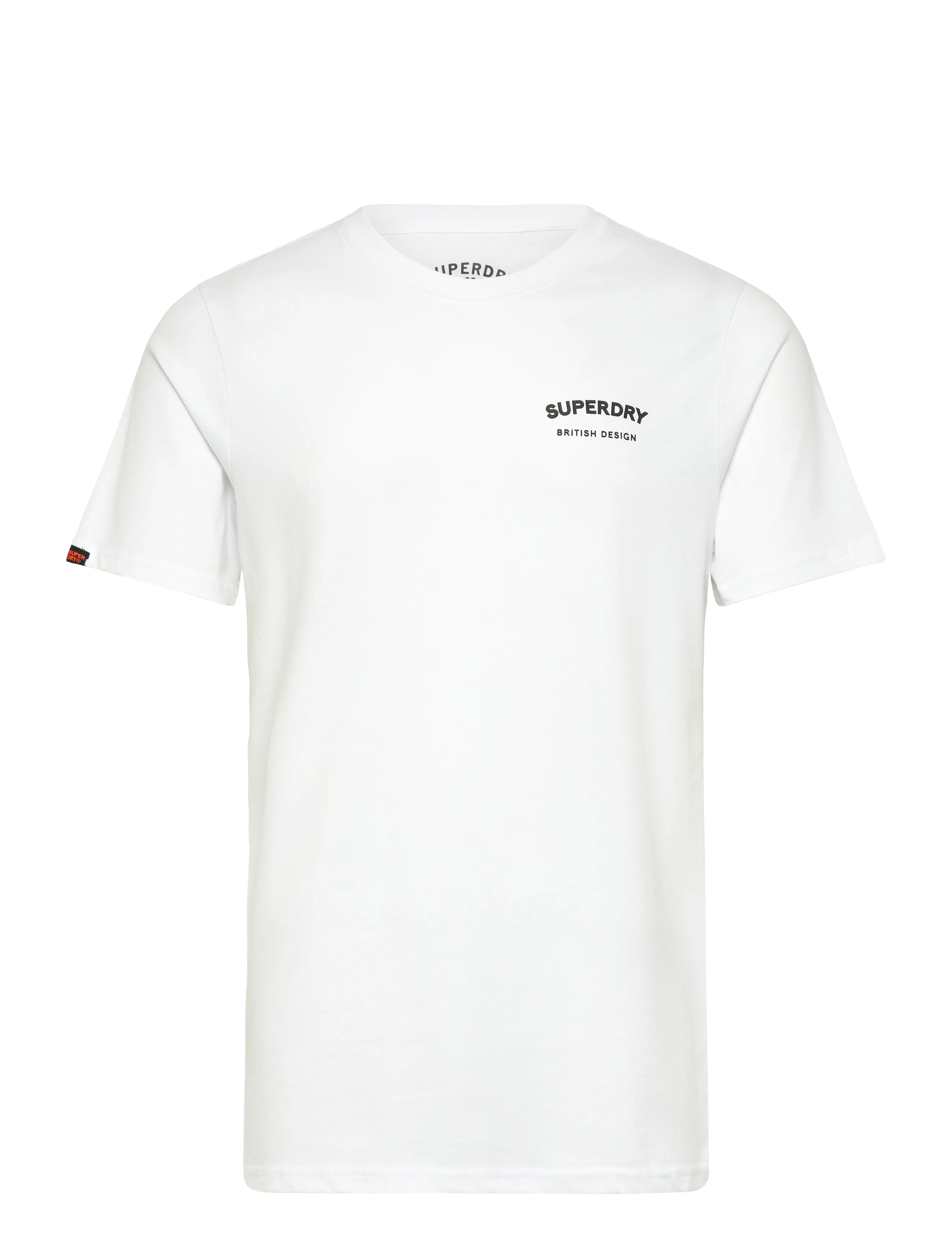 Superdry BRITISH DESIGN RELAXED TEE - Vaatteet - OPTIC / white