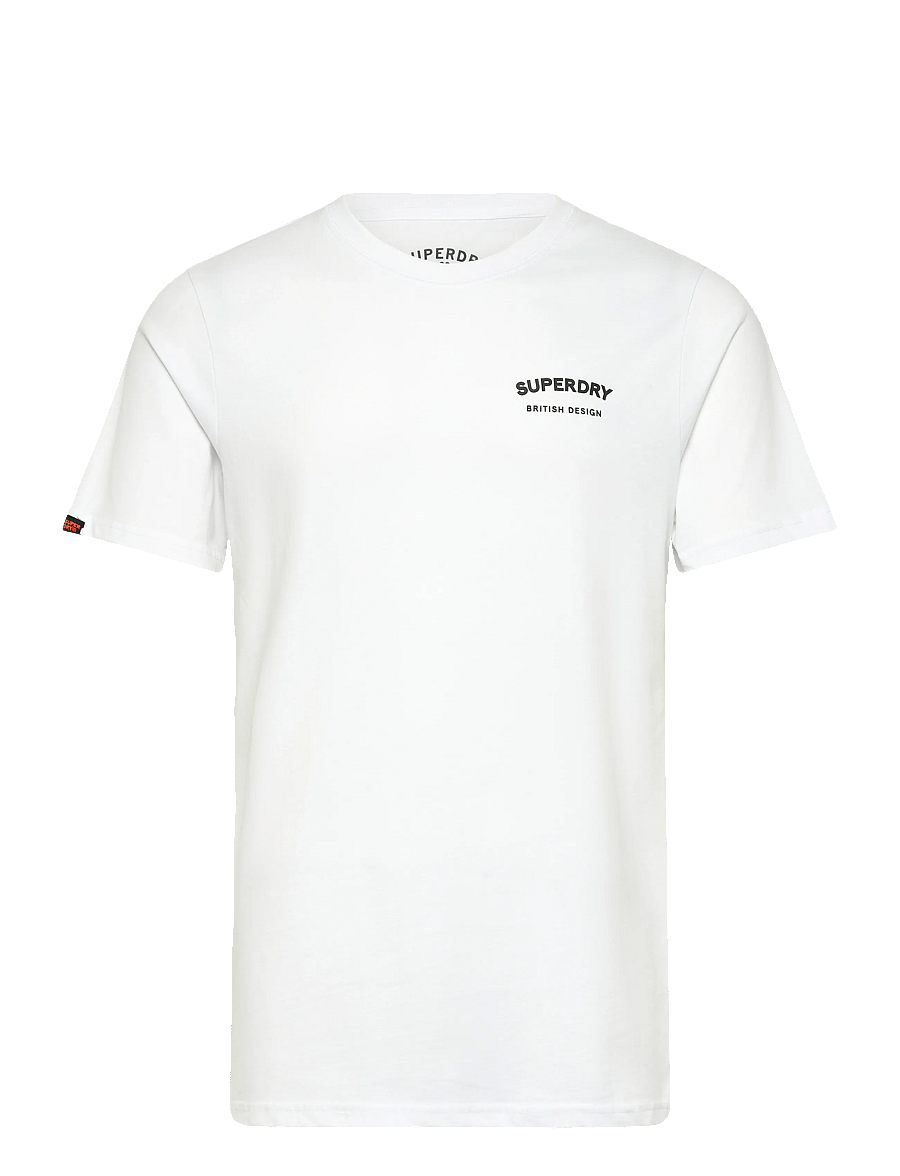 Superdry - BRITISH DESIGN RELAXED TEE - kurzärmelig - optic - 1