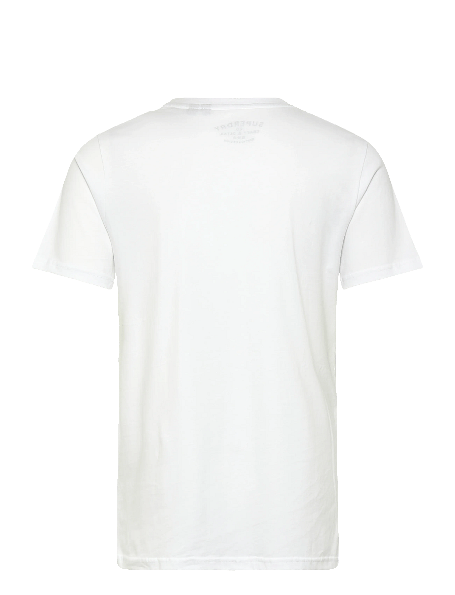 Superdry - BRITISH DESIGN RELAXED TEE - kurzärmelig - optic - 2