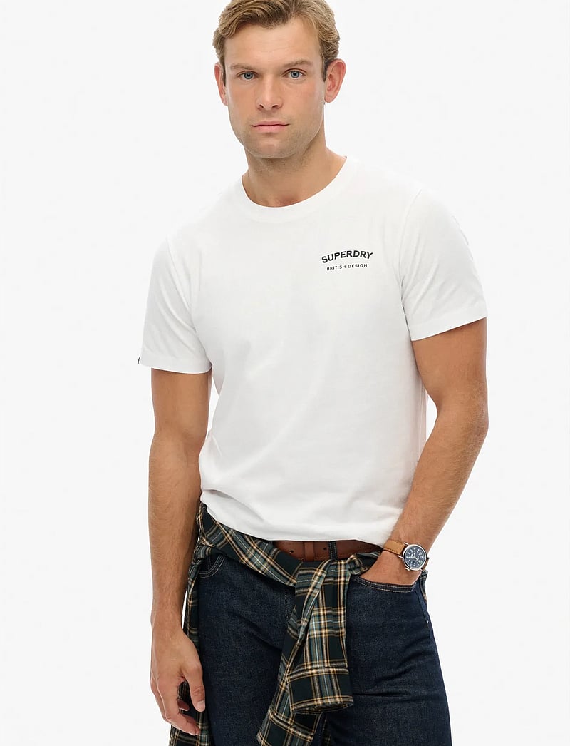 Superdry - BRITISH DESIGN RELAXED TEE - optic - 0
