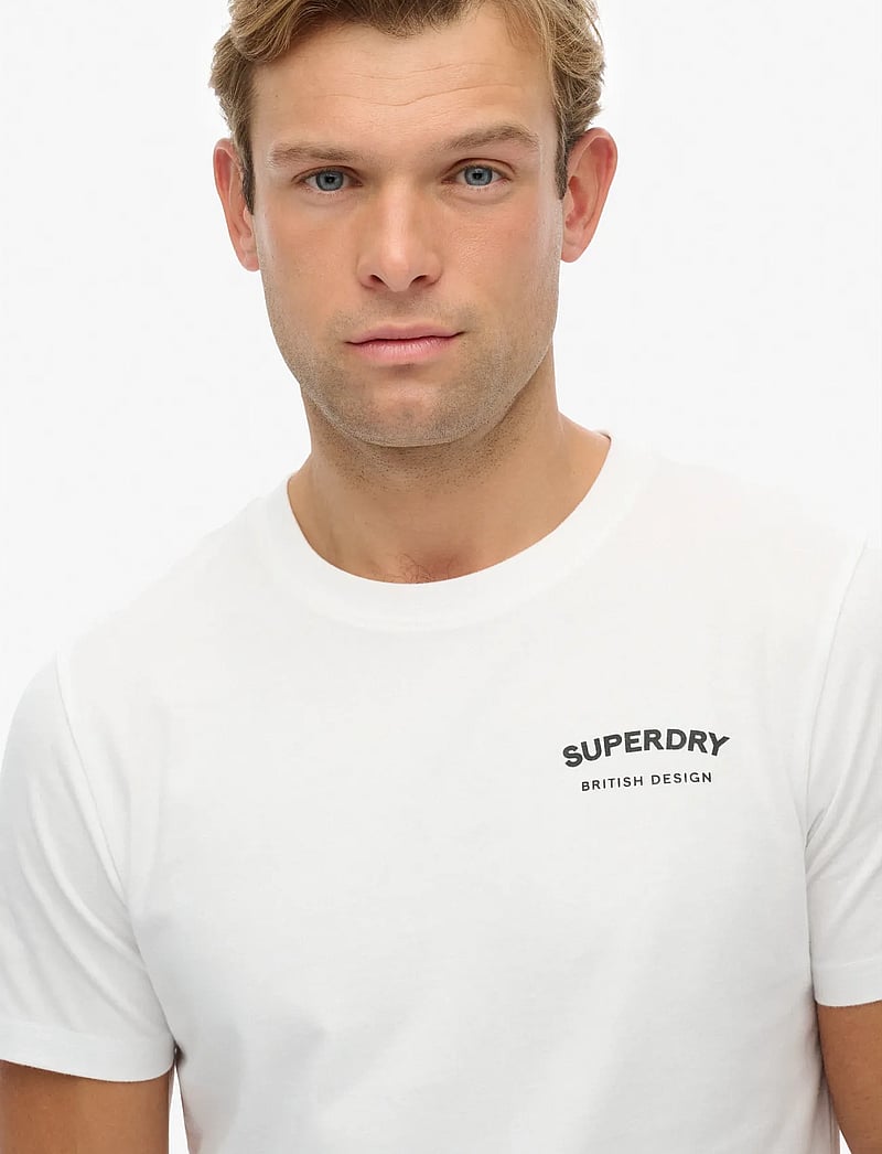 Superdry - BRITISH DESIGN RELAXED TEE - optic - 4