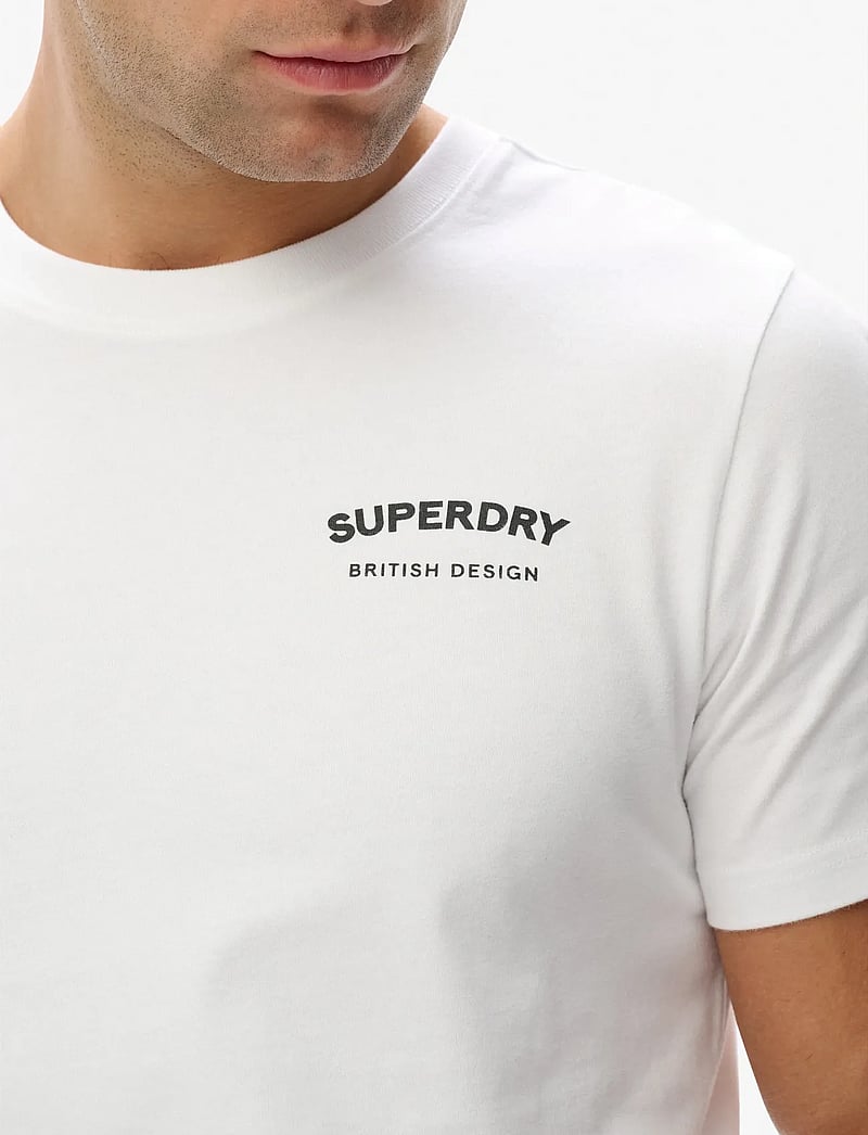 Superdry - BRITISH DESIGN RELAXED TEE - optic - 5
