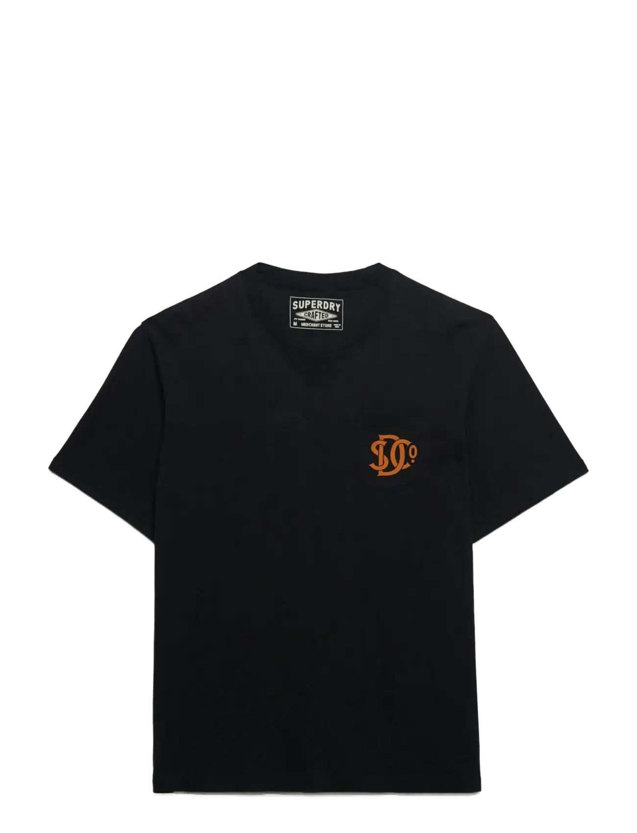 Superdry - MERCHANT GRAPHIC TEE - kortärmade t-shirts - manor house black - 1