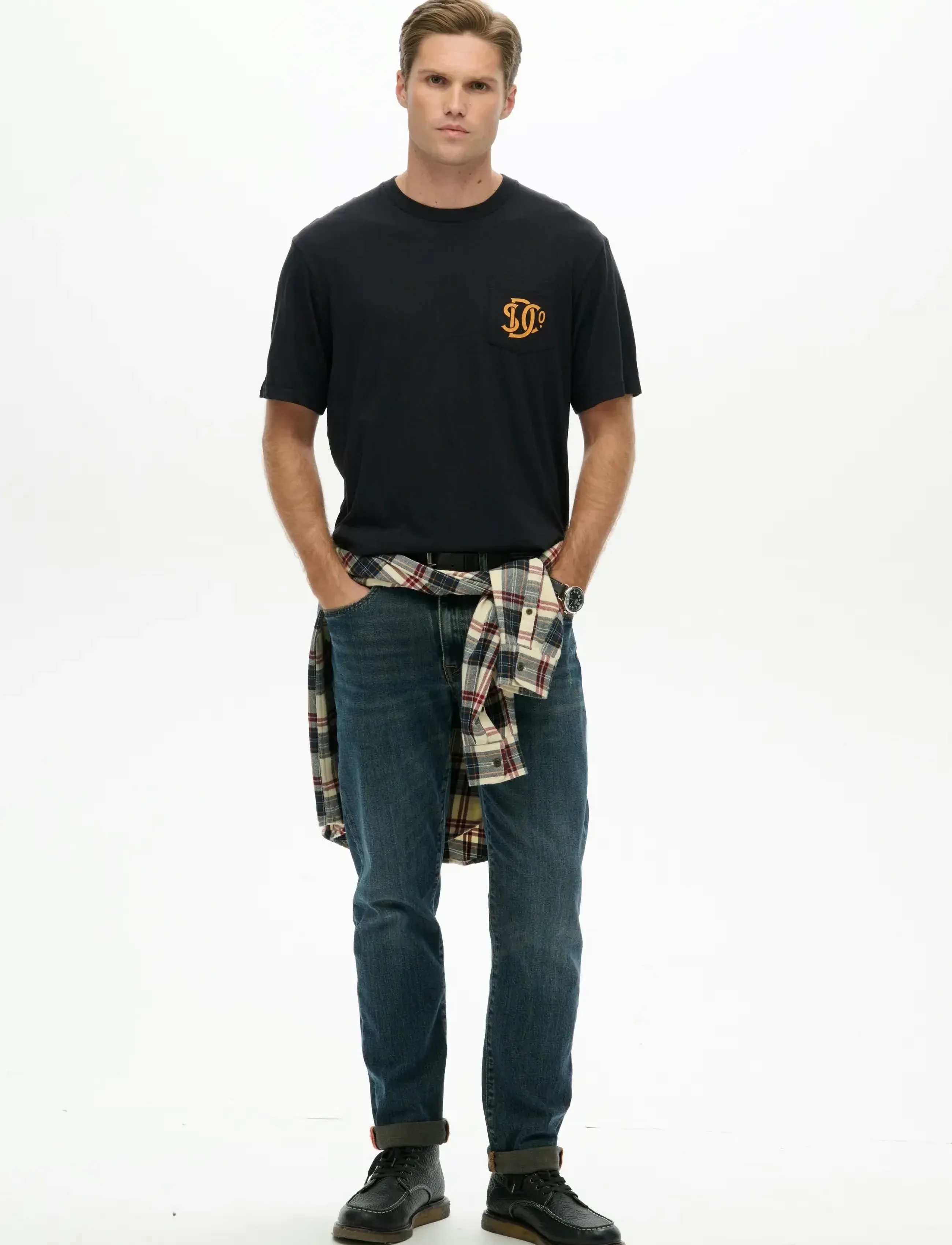 Superdry - MERCHANT GRAPHIC TEE - kortärmade t-shirts - manor house black - 3