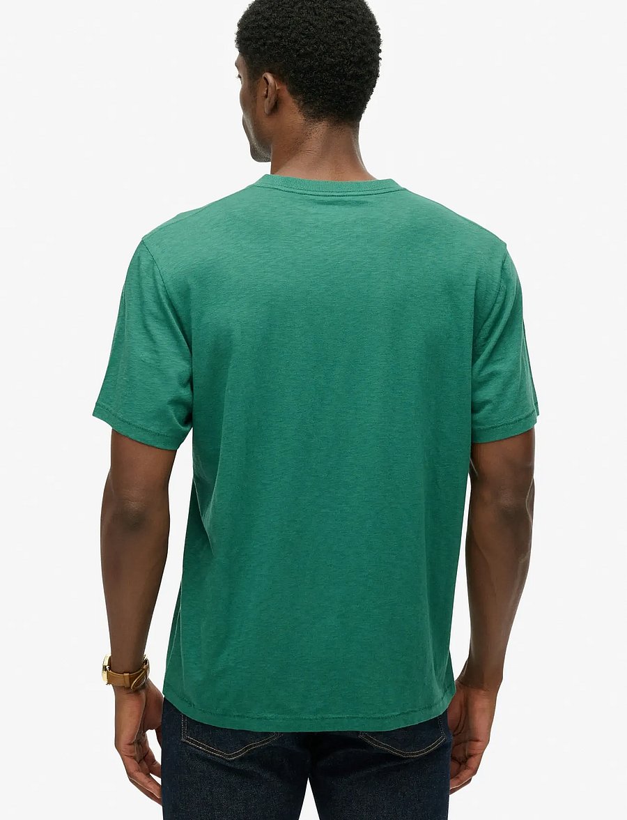 Superdry - MERCHANT GRAPHIC TEE - kortärmade t-shirts - pine green - 3