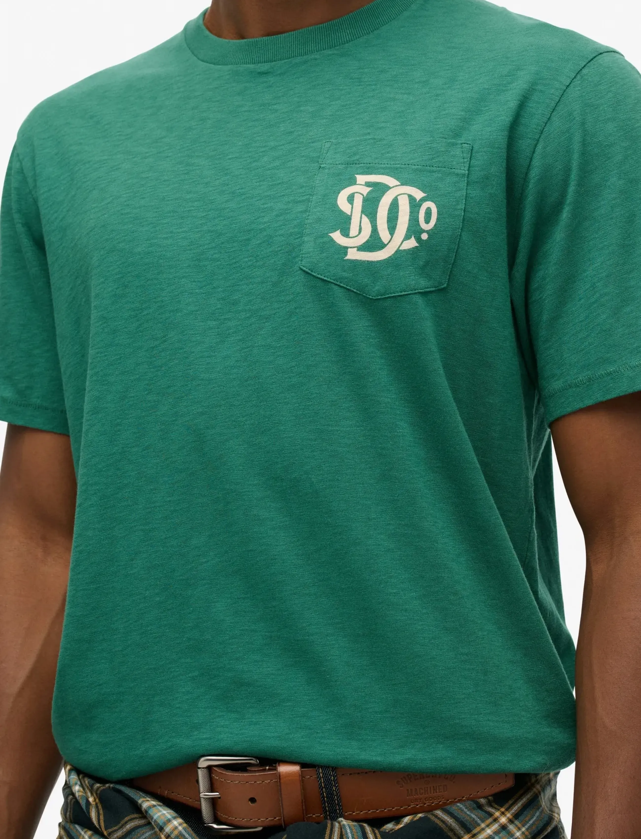Superdry - MERCHANT GRAPHIC TEE - kortärmade t-shirts - pine green - 5