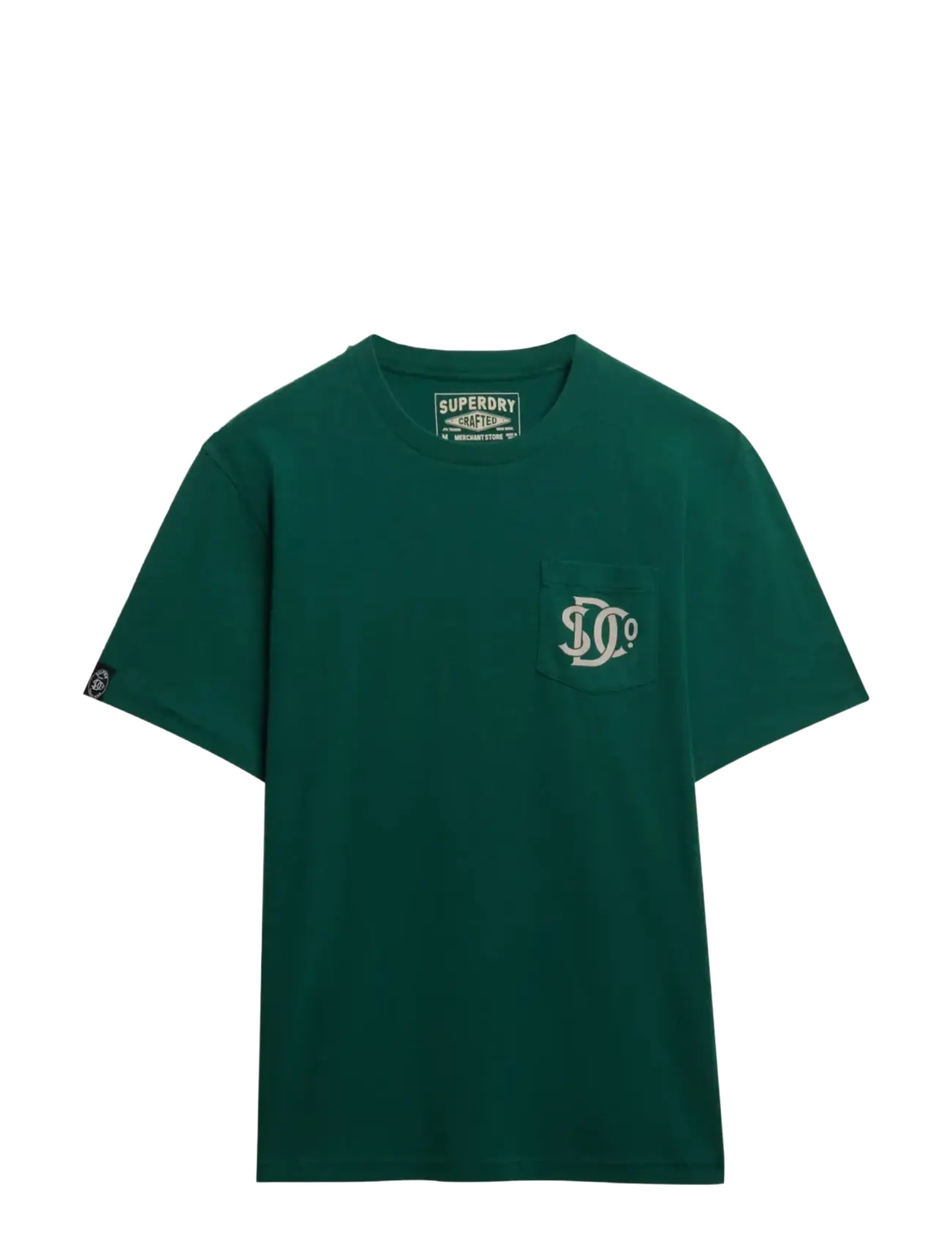 Superdry - MERCHANT GRAPHIC TEE - kortärmade t-shirts - pine green - 2