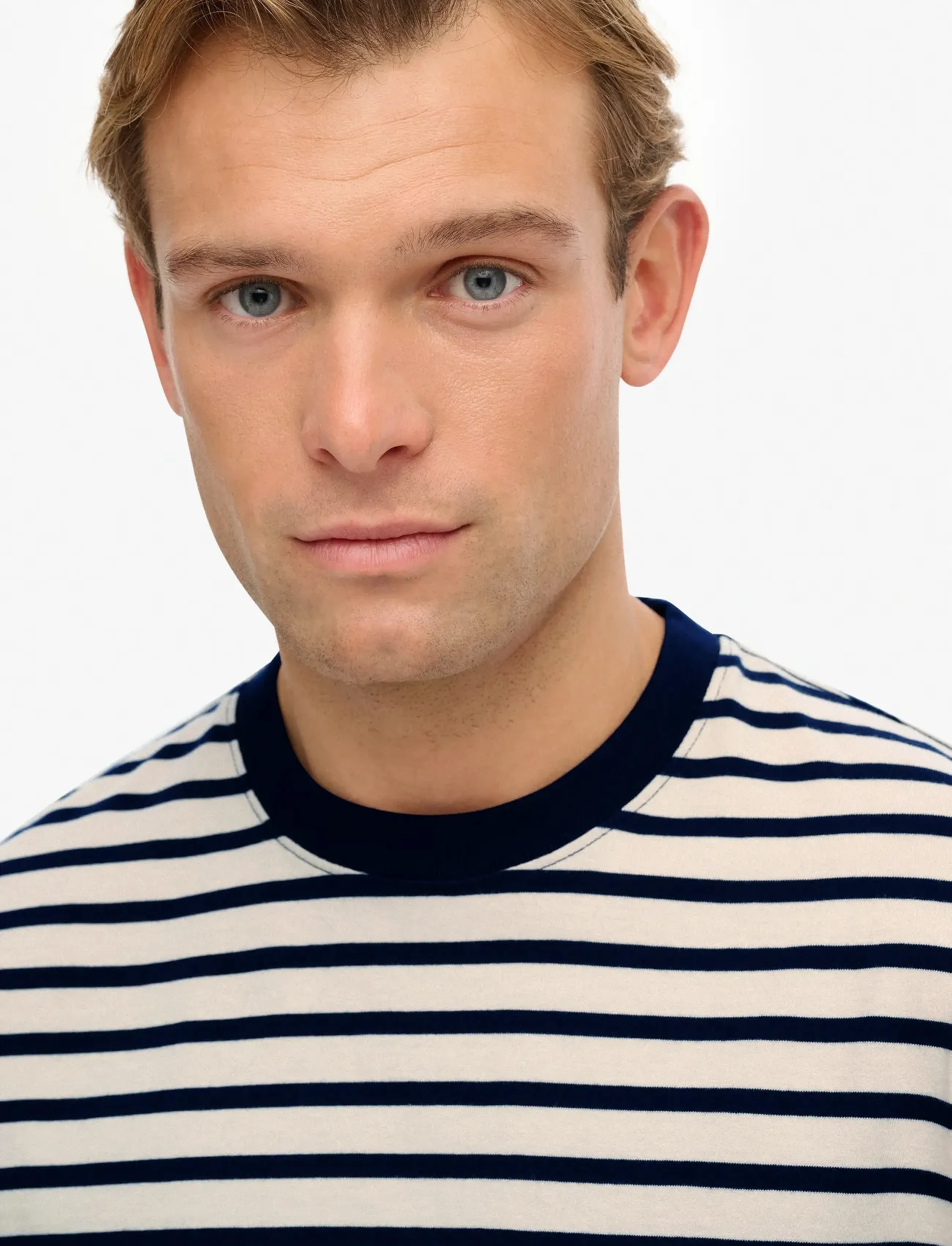 Superdry - MERCHANT STRIPE TEE - kurzärmelige t-shirts - off white stripe - 2
