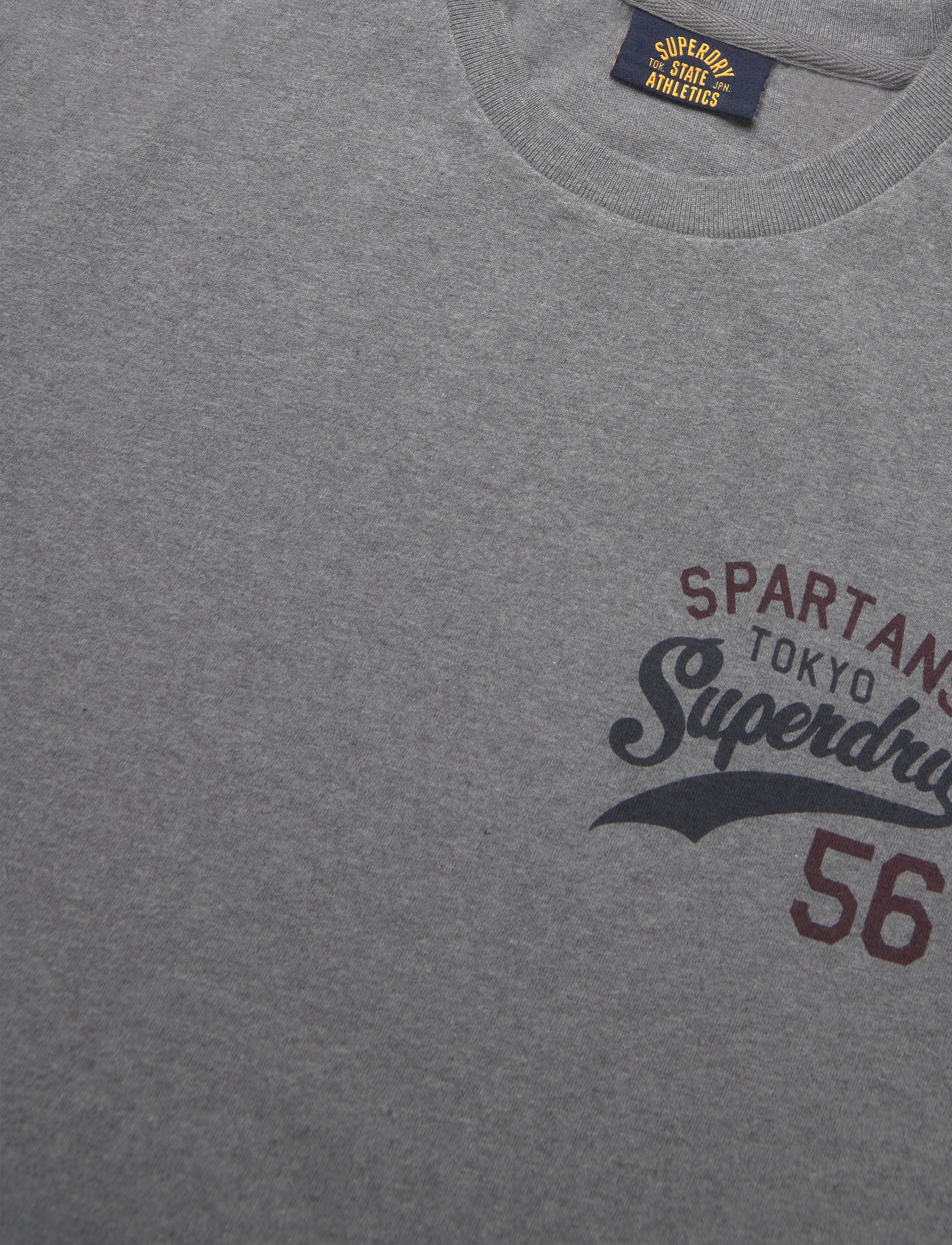 Superdry - ATHLETIC RELAXED TEE - kortærmede t-shirts - mid grey marl - 5
