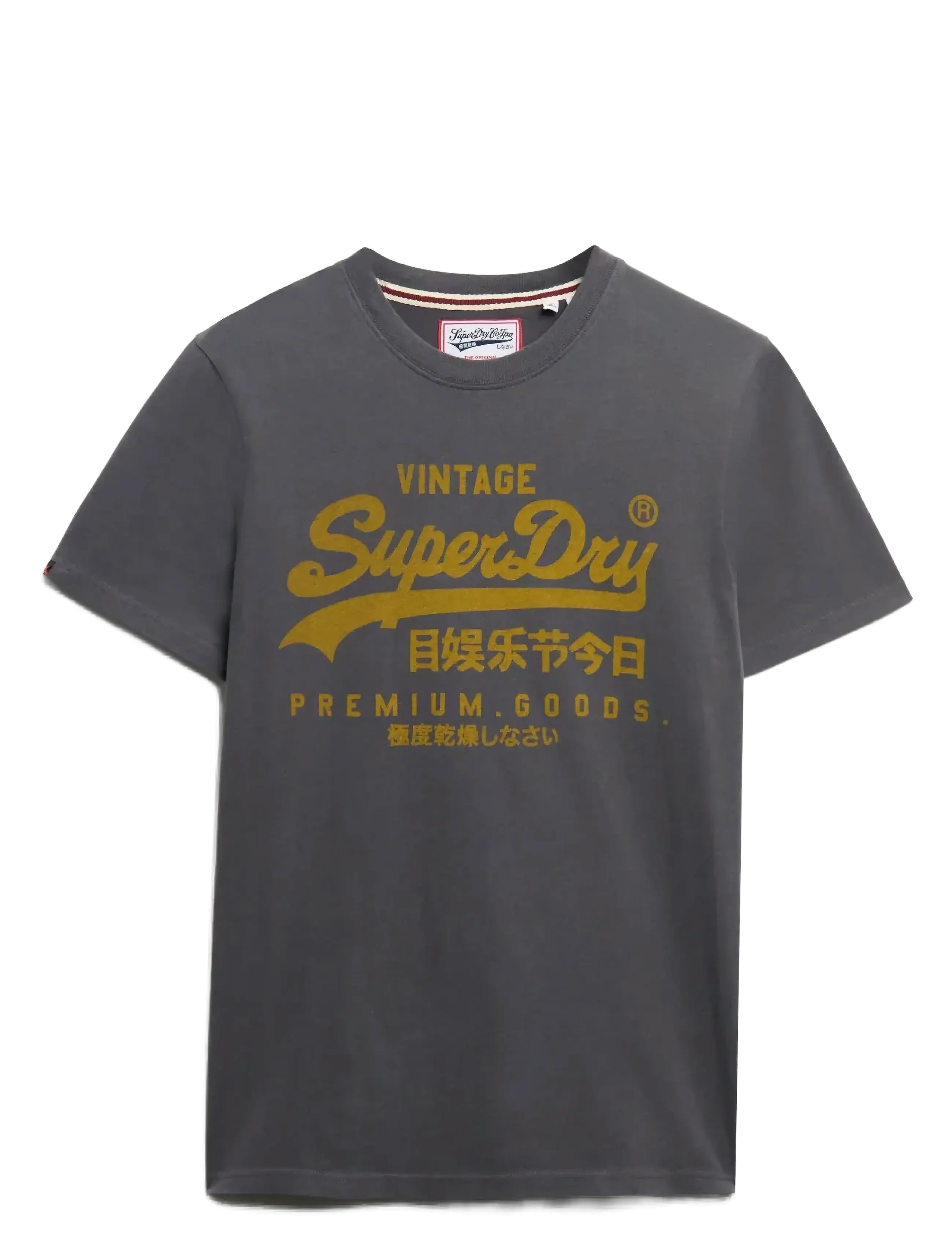 Superdry VL CLASSIC TEE - Kleidung - CHARCOAL / grey