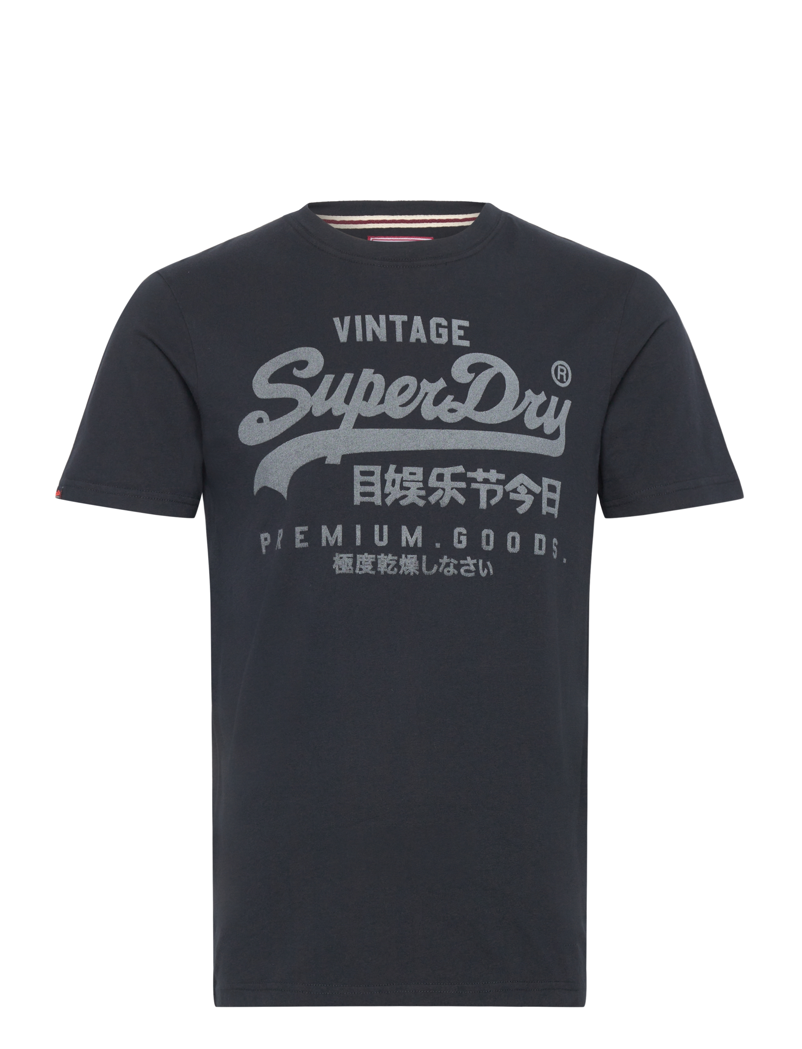 SUPERDRY Vl Klassisch Tee Navy - S - Herren