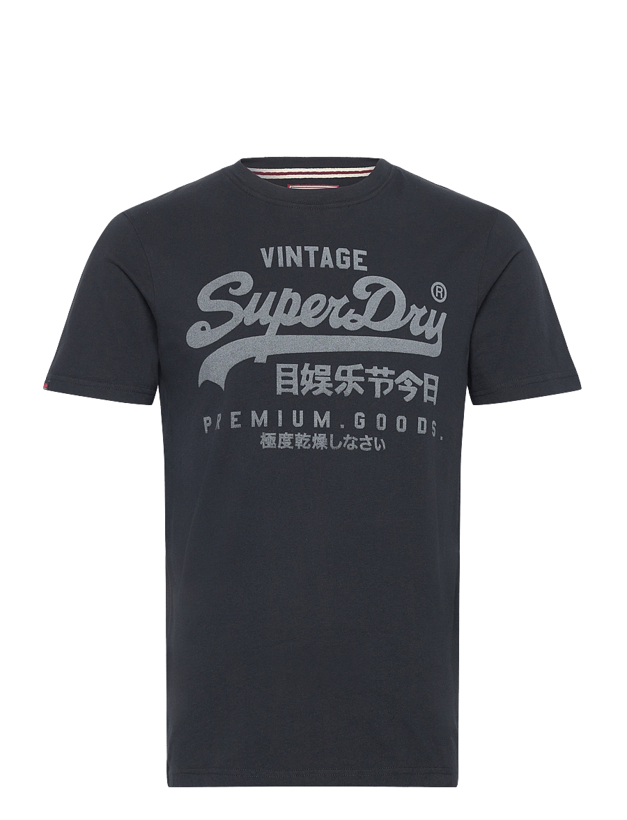 Superdry - VL CLASSIC TEE - kurzärmelige t-shirts - eclipse navy - 1
