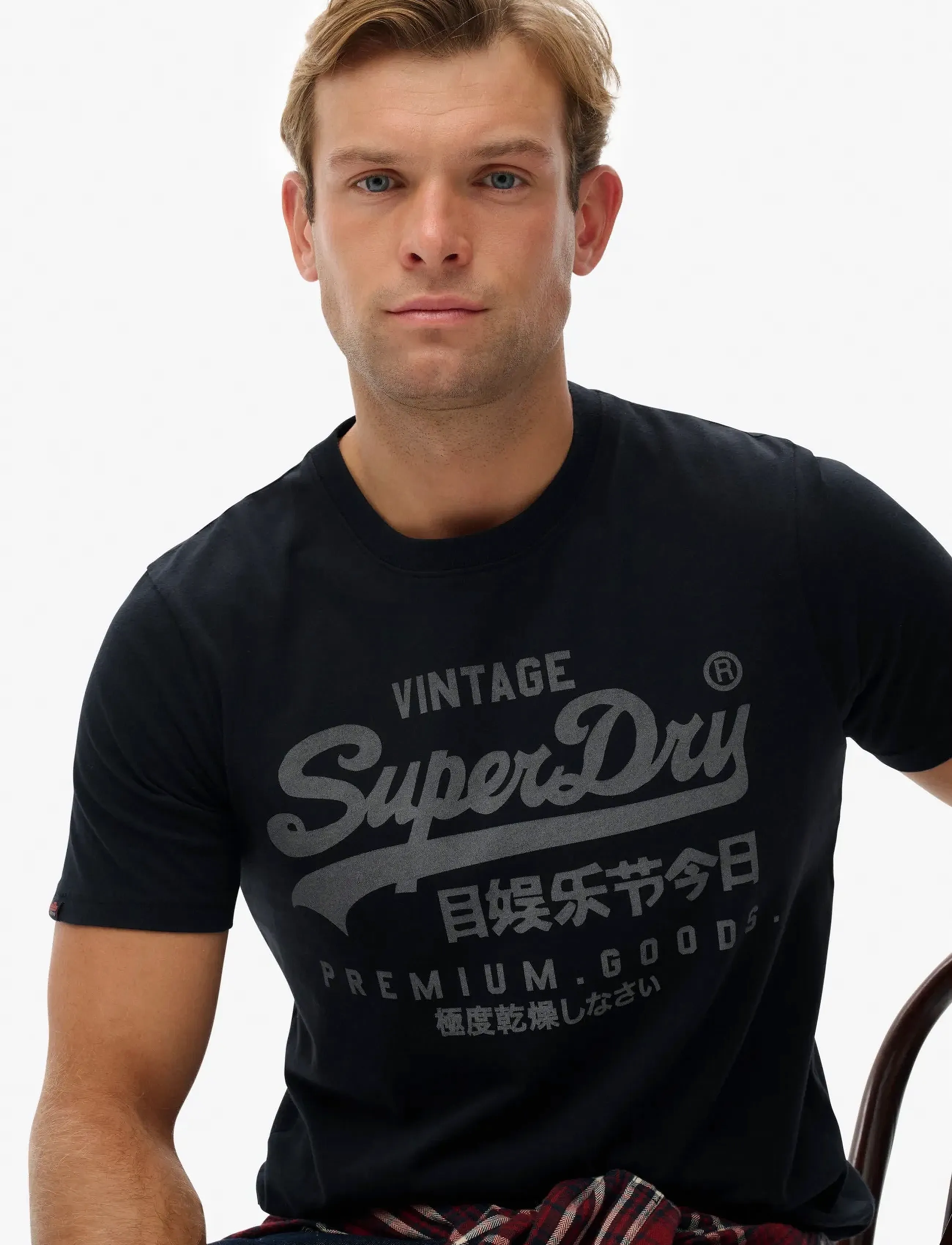 Superdry - VL CLASSIC TEE - kurzärmelige t-shirts - eclipse navy - 4