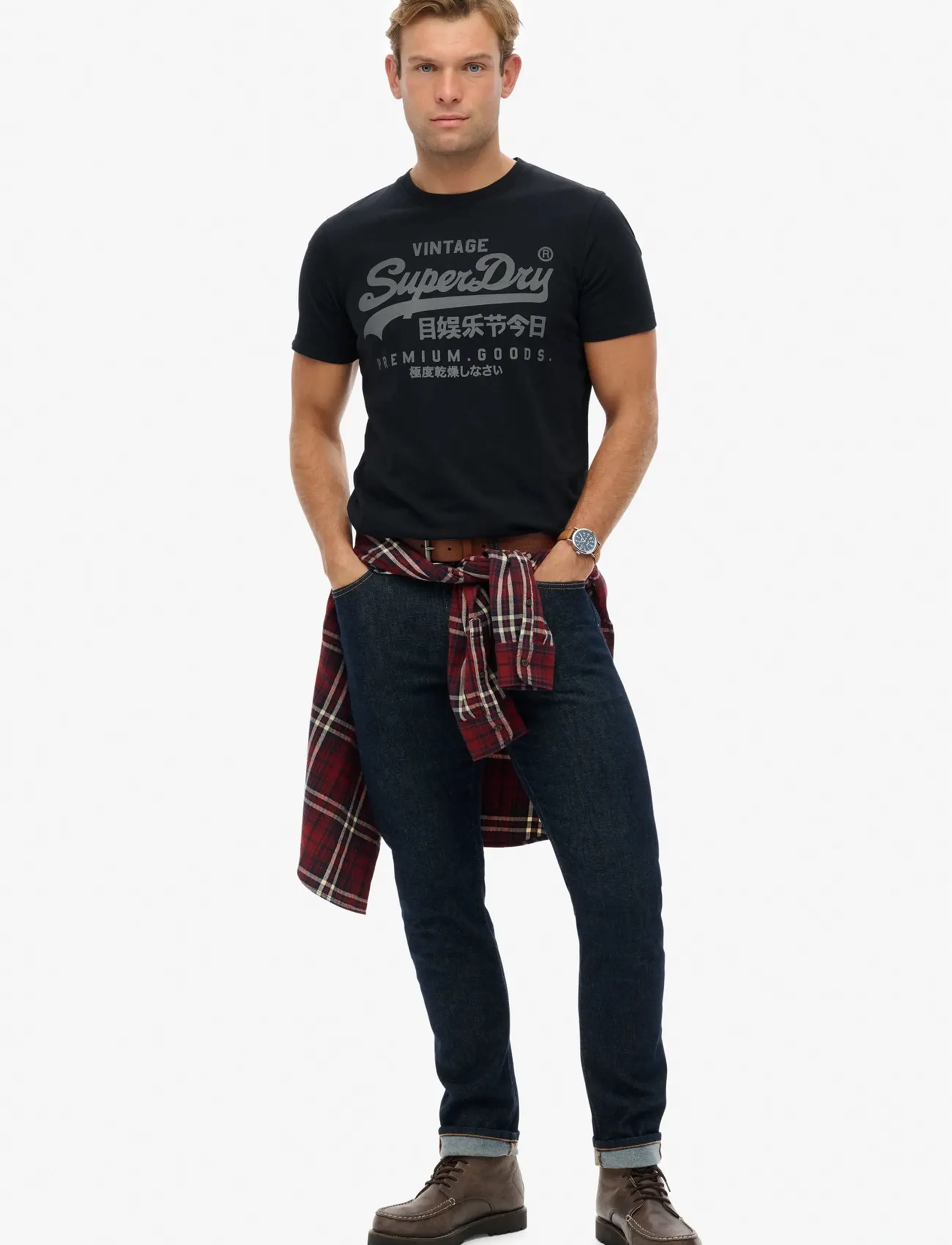 Superdry - VL CLASSIC TEE - kurzärmelige t-shirts - eclipse navy - 5
