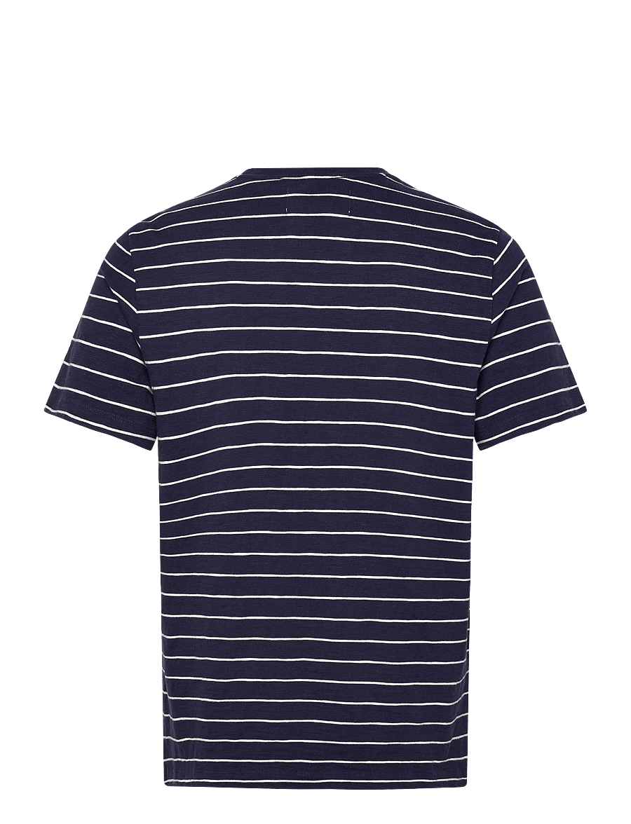 Superdry - CLASSIC ESSENTIAL STRIPE TEE - stutterma bolir - mariner navy stripe - 2