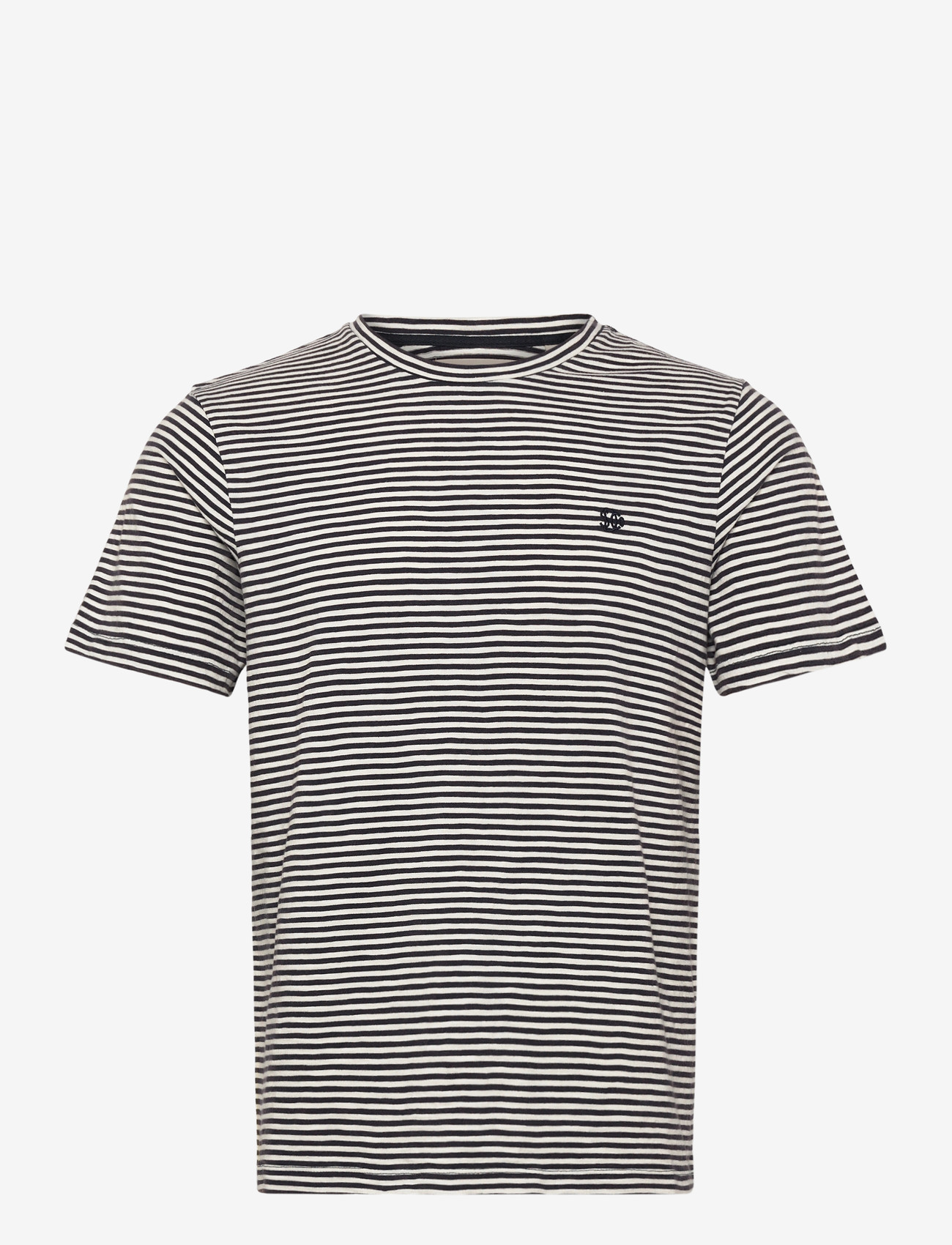 Superdry - CLASSIC ESSENTIAL STRIPE TEE - lühikeste varrukatega t-särgid - prep navy stripe - 1