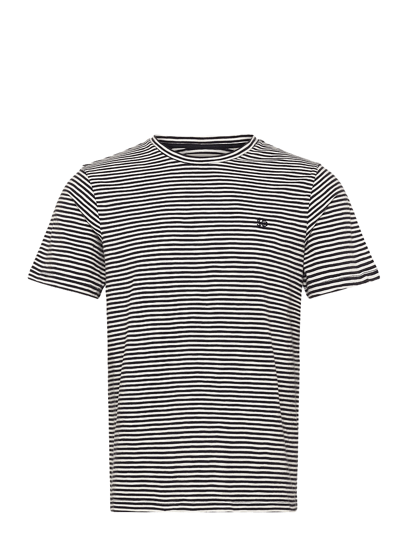 Superdry - CLASSIC ESSENTIAL STRIPE TEE - kurzärmelig - prep navy stripe - 1