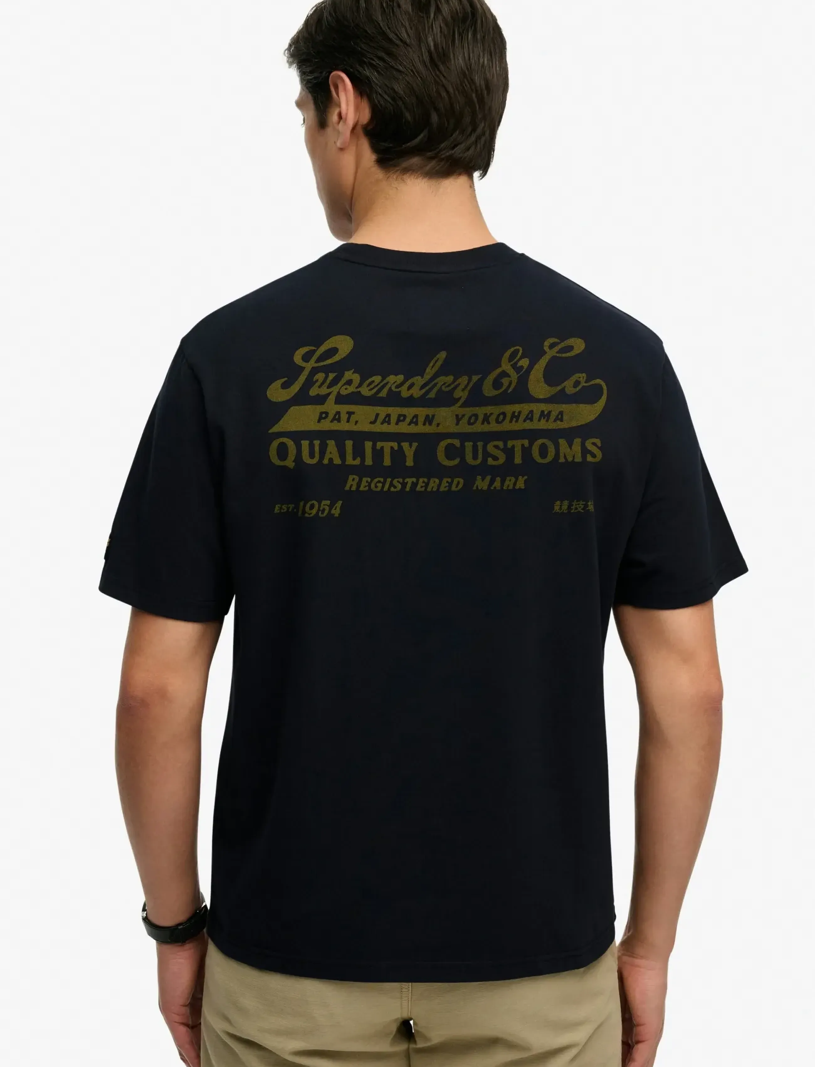 Superdry Heritage Biker Loose Tee t-shirts med tryck herr – bild 7