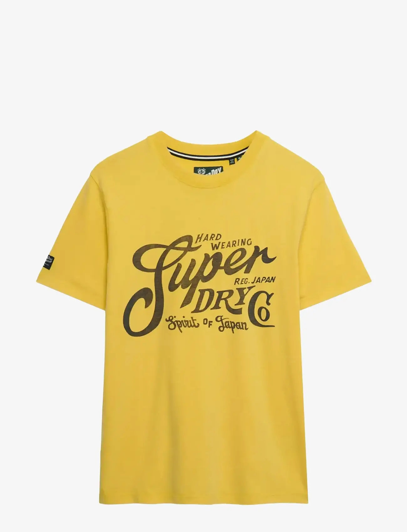 Superdry - INDUSTRY WORKER RELAXED TEE - zemākās cenas - daffodil yellow - 1