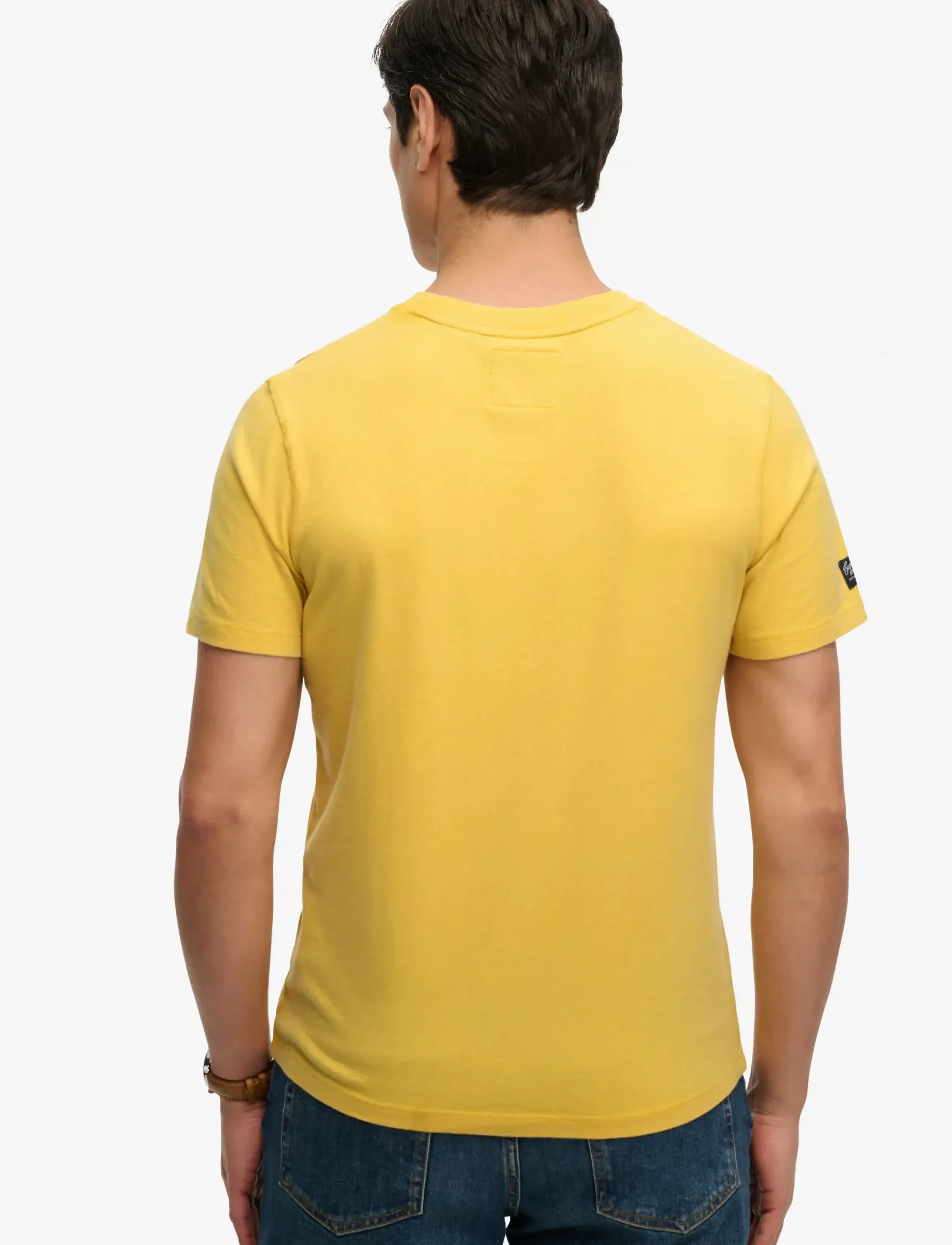 Superdry - INDUSTRY WORKER RELAXED TEE - kortærmede t-shirts - daffodil yellow - 2
