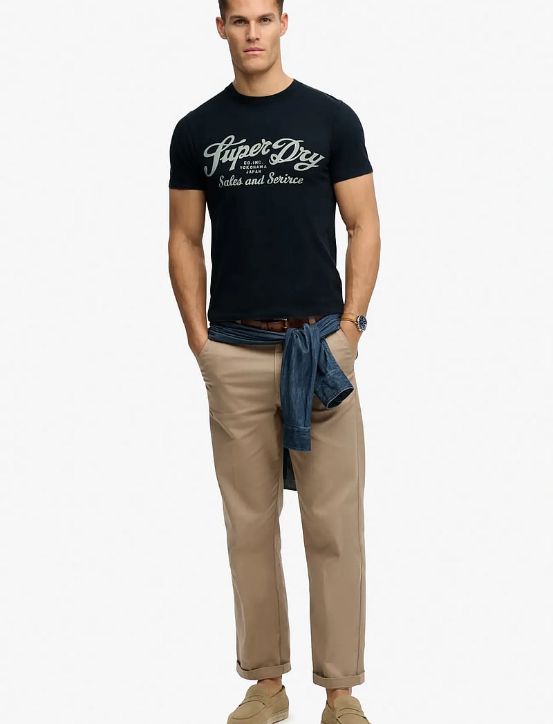 Superdry - INDUSTRY WORKER RELAXED TEE - kurzärmelig - eclipse navy - 3