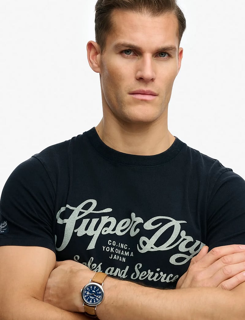 Superdry - INDUSTRY WORKER RELAXED TEE - kurzärmelig - eclipse navy - 5