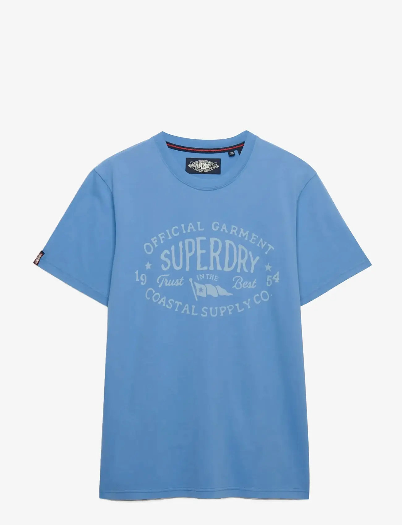 Superdry - LO-FI DOCKSIDE TEE - kortærmede t-shirts - blue yonder - 0