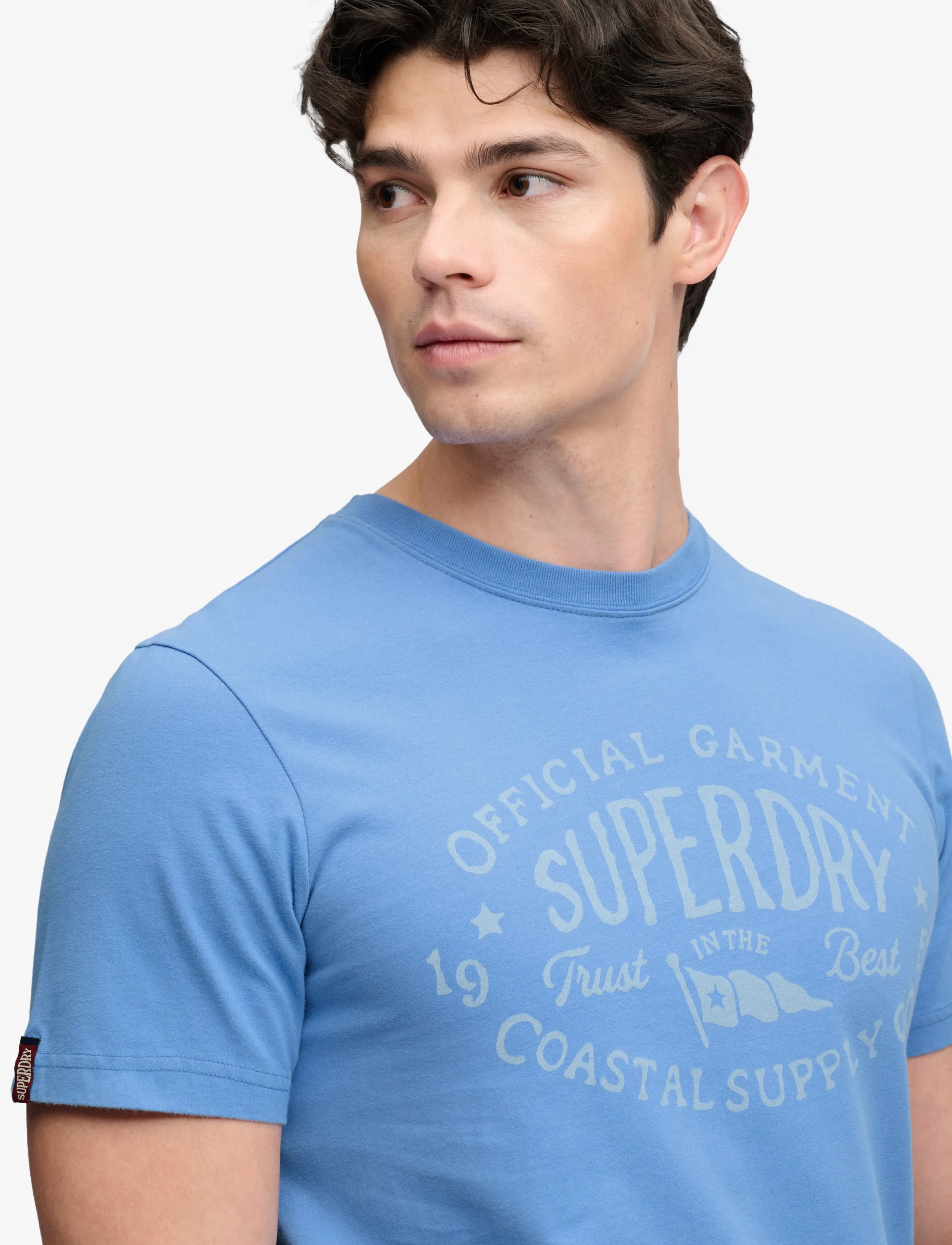Superdry - LO-FI DOCKSIDE TEE - die niedrigsten preise - blue yonder - 3