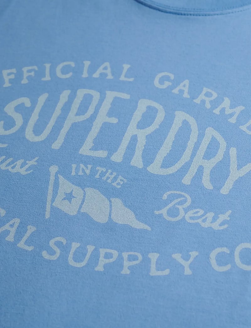 Superdry - LO-FI DOCKSIDE TEE - kurzärmelig - blue yonder - 1