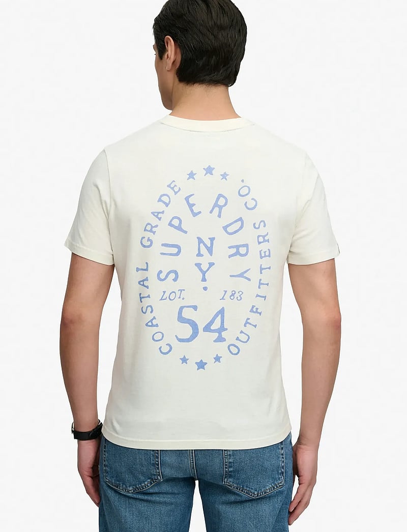 Superdry - LO-FI DOCKSIDE TEE - kurzärmelig - off white - 2