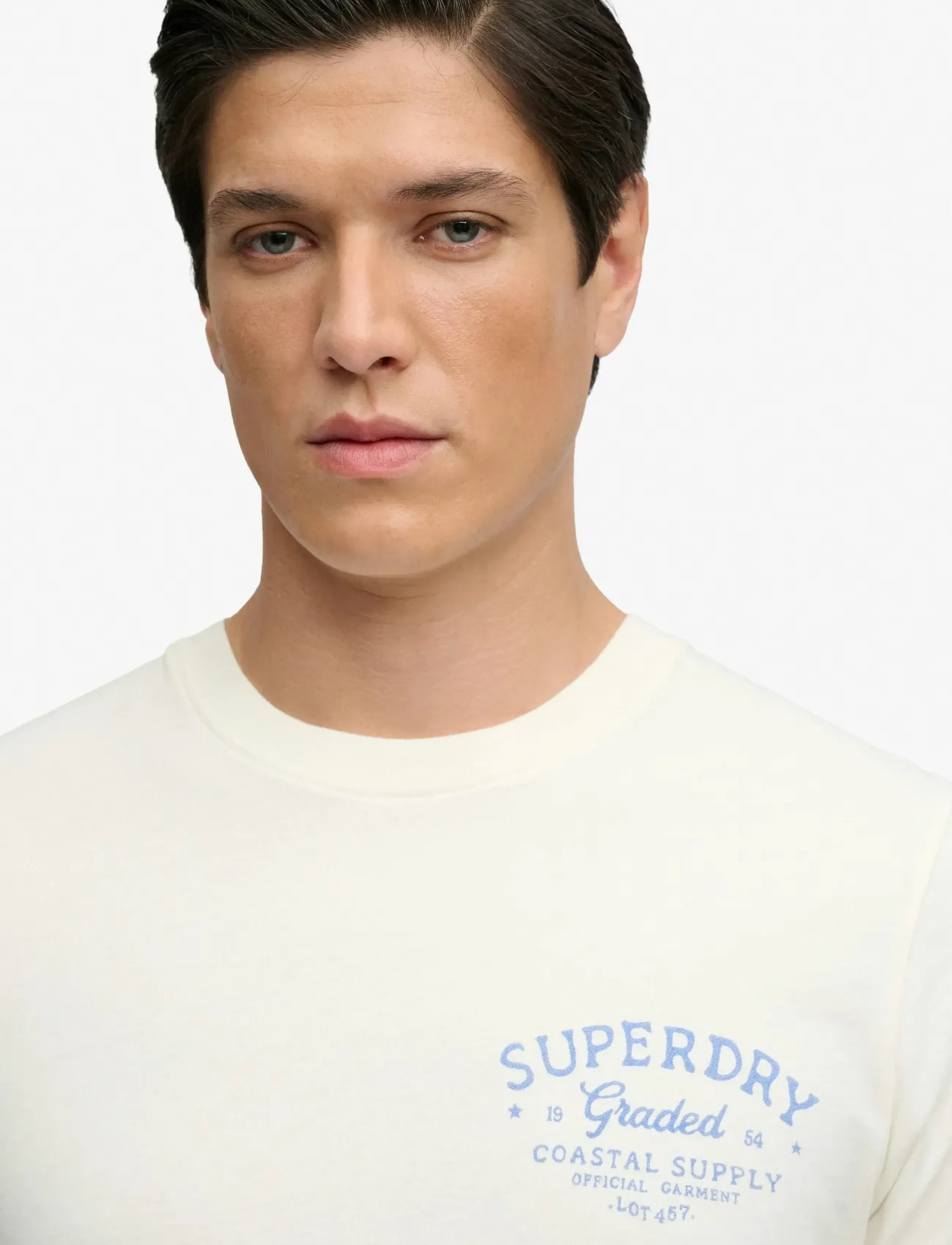 Superdry - LO-FI DOCKSIDE TEE - kurzärmelig - off white - 4