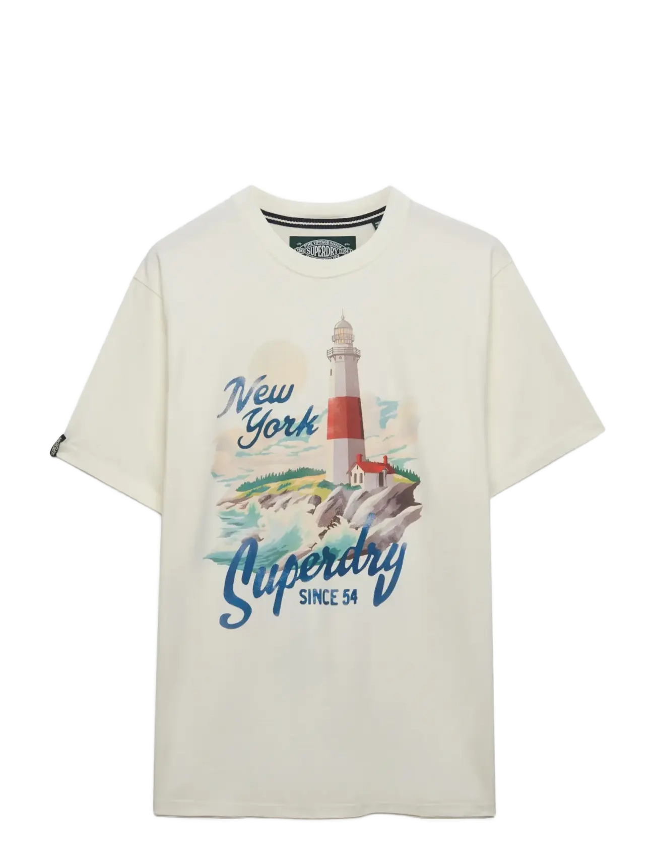SUPERDRY Maritime Loose Tee Cream - S - Herren